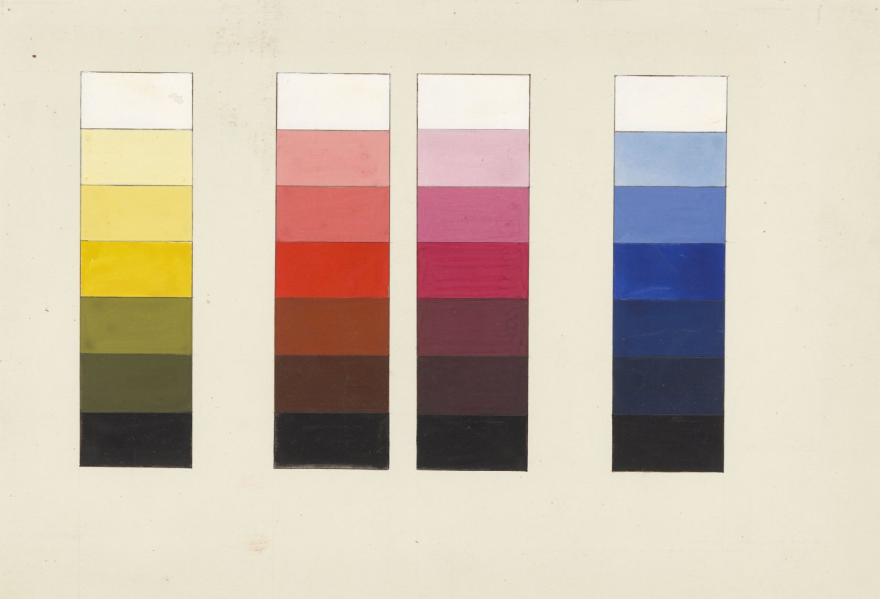 This picture shows the following artwork: Erich Mrozek. Colour study for a mural. 1929/30.