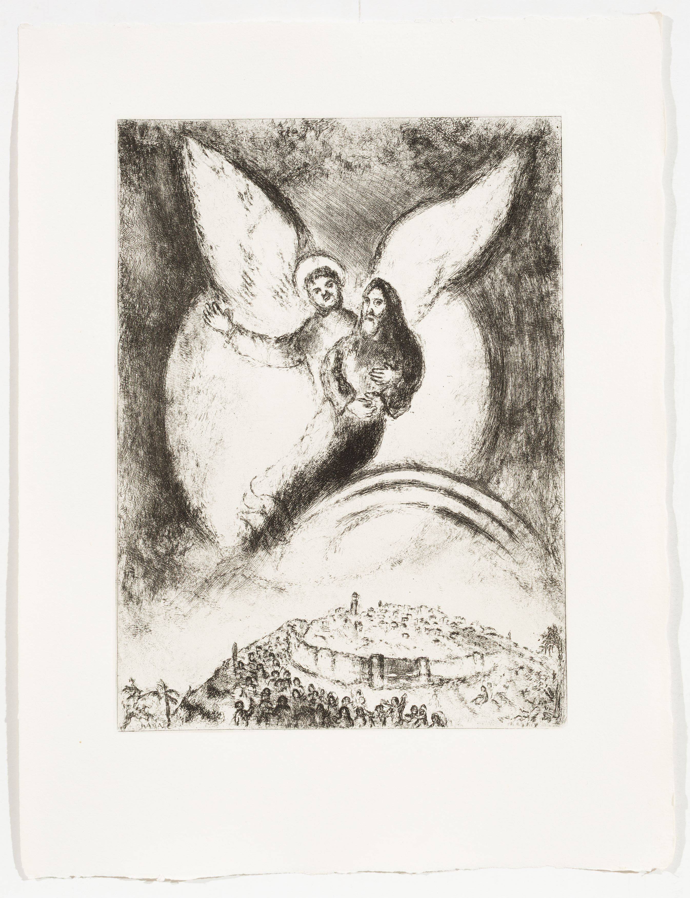 Auf diesem Bild ist das folgende Kunstwerk zu sehen: Marc Chagall. „Bible“. 1956.