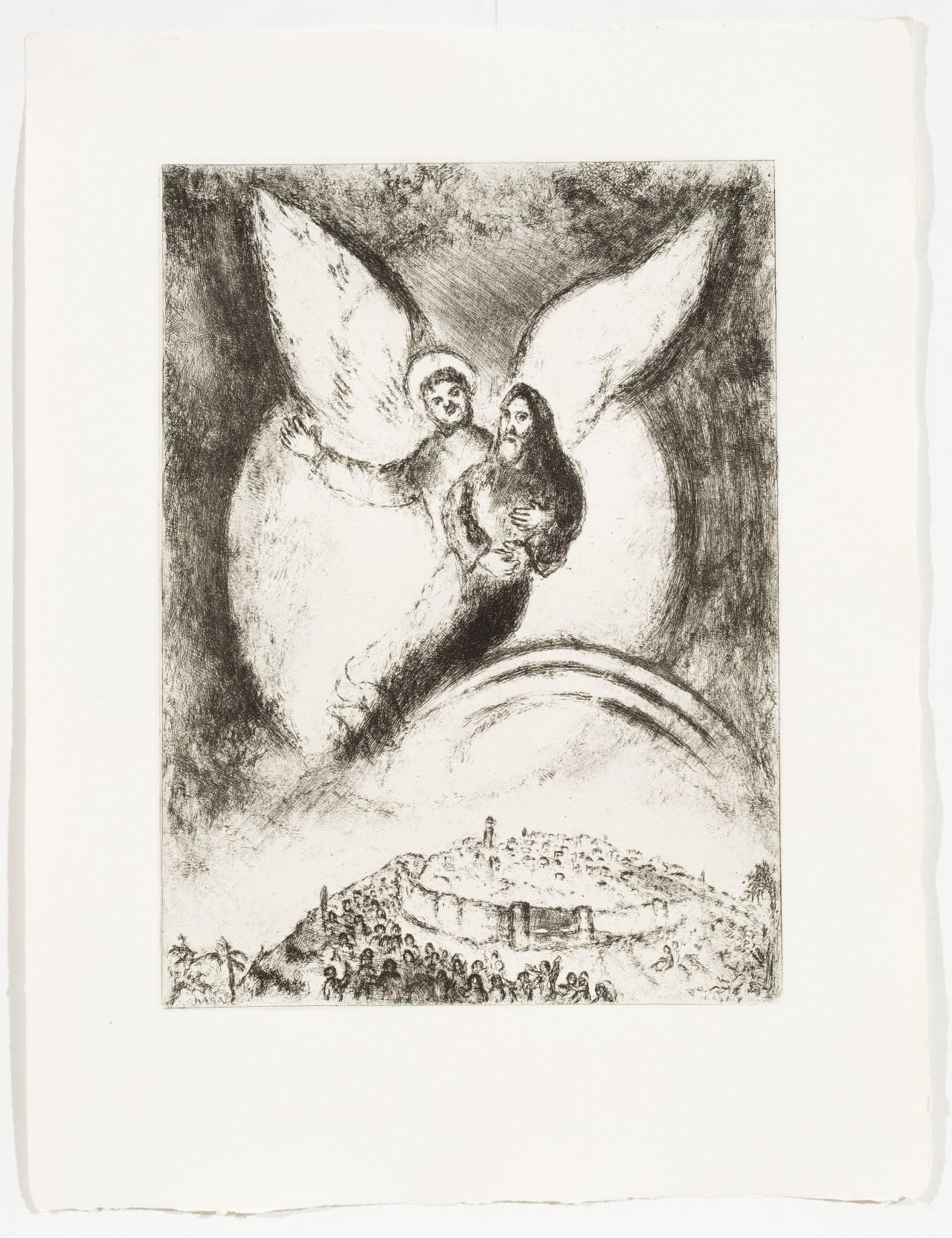 Auf diesem Bild ist das folgende Kunstwerk zu sehen: Marc Chagall. „Bible“. 1956.