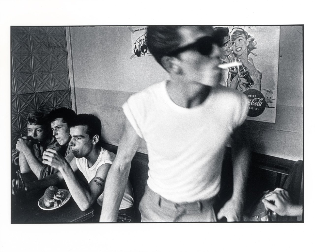 This picture shows the following artwork: Bruce Davidson. New York City, from the series ”Brooklyn Gang”. 1959.