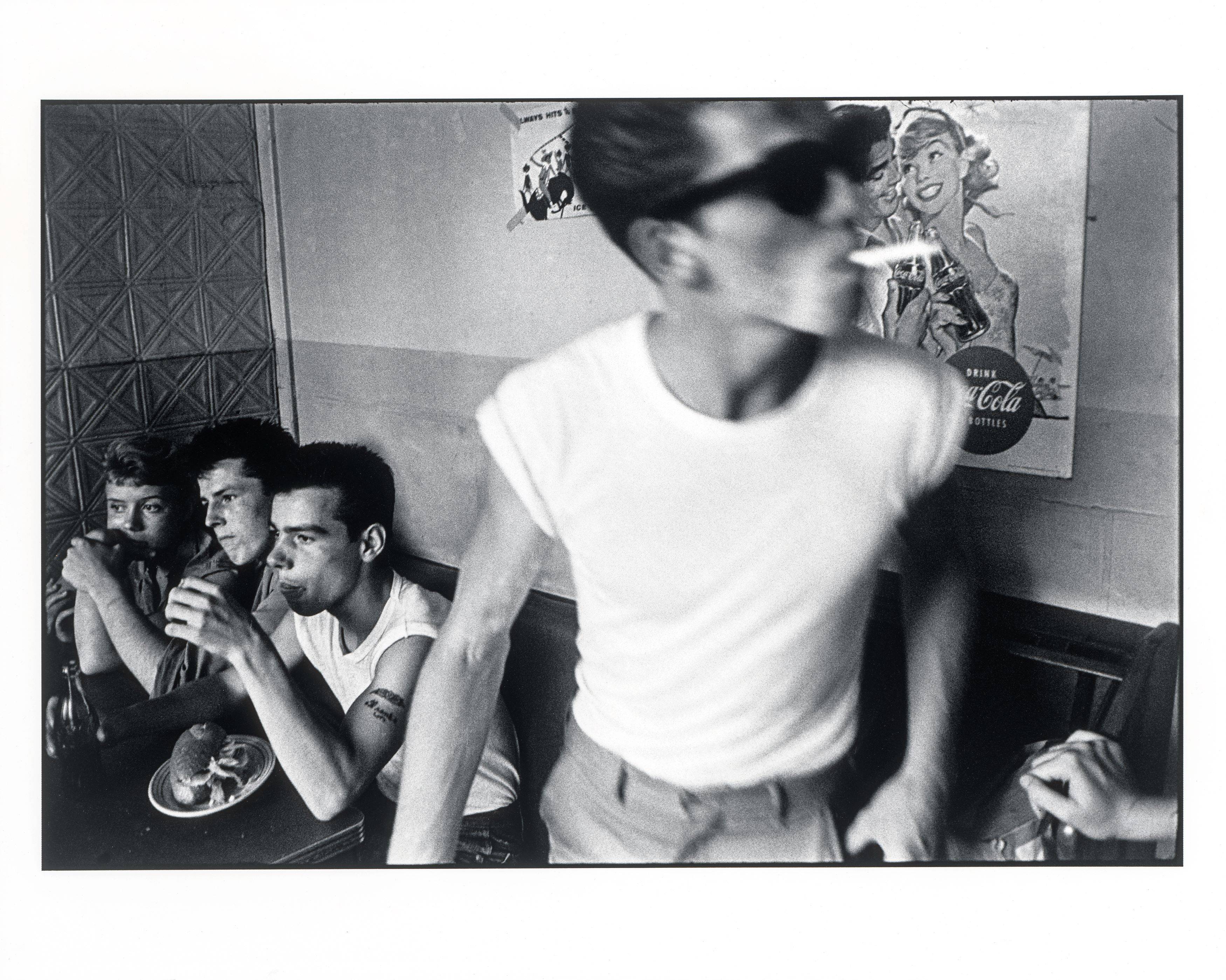 This picture shows the following artwork: Bruce Davidson. New York City, from the series ”Brooklyn Gang”. 1959.