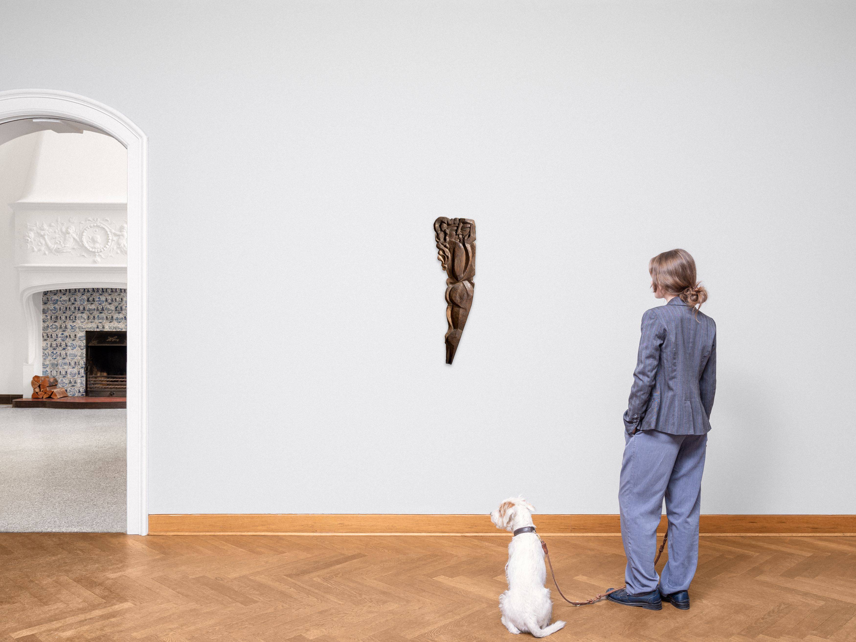 This picture shows the following artwork: Conrad Felixmüller. ”Liebespaar” (Conrad und Londa Felixmüller). 1923.