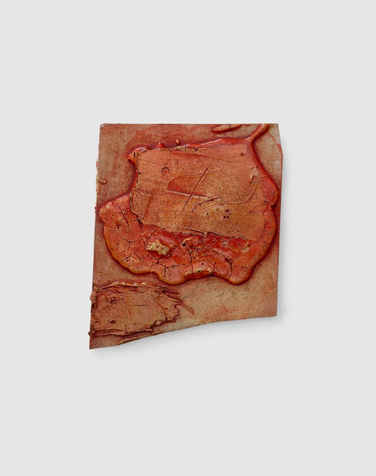 Auf diesem Bild ist das folgende Kunstwerk zu sehen: Hermann Glöckner. Amorphe Strukturen in Lack. 1965.