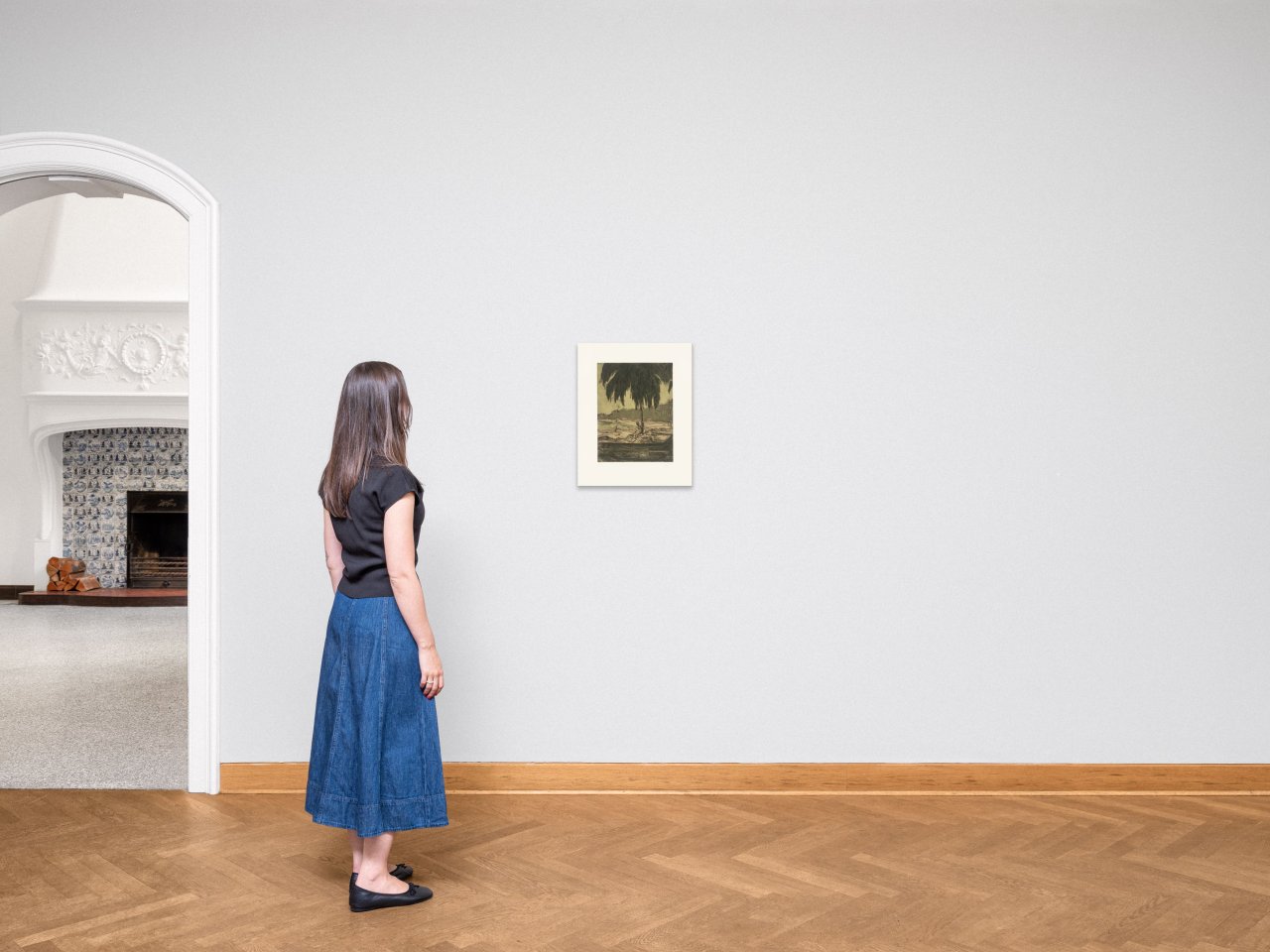 Auf diesem Bild ist das folgende Kunstwerk zu sehen: Peter Doig. „Curious“. 2005.