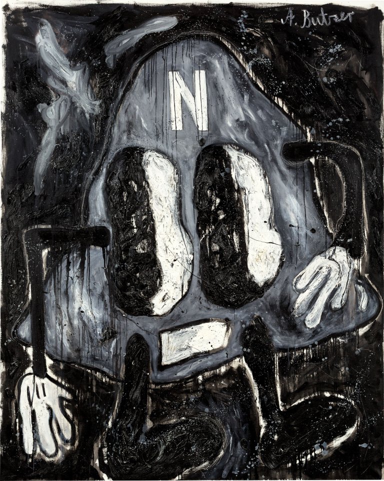 This picture shows the following artwork: André Butzer. ”Heimkunft nach N”. 2006.