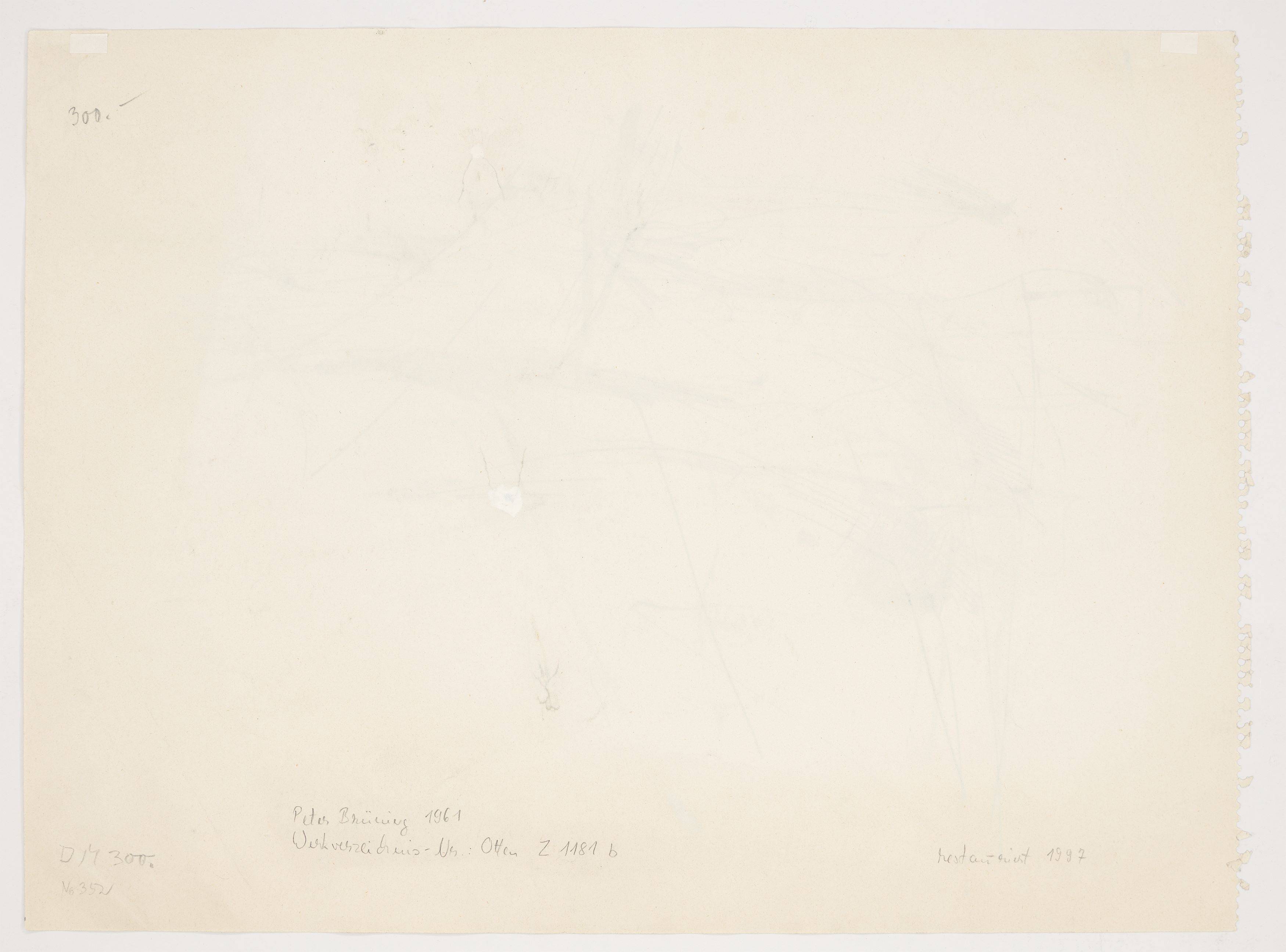 This picture shows the following artwork: Peter Brüning. Untitled. 1961.