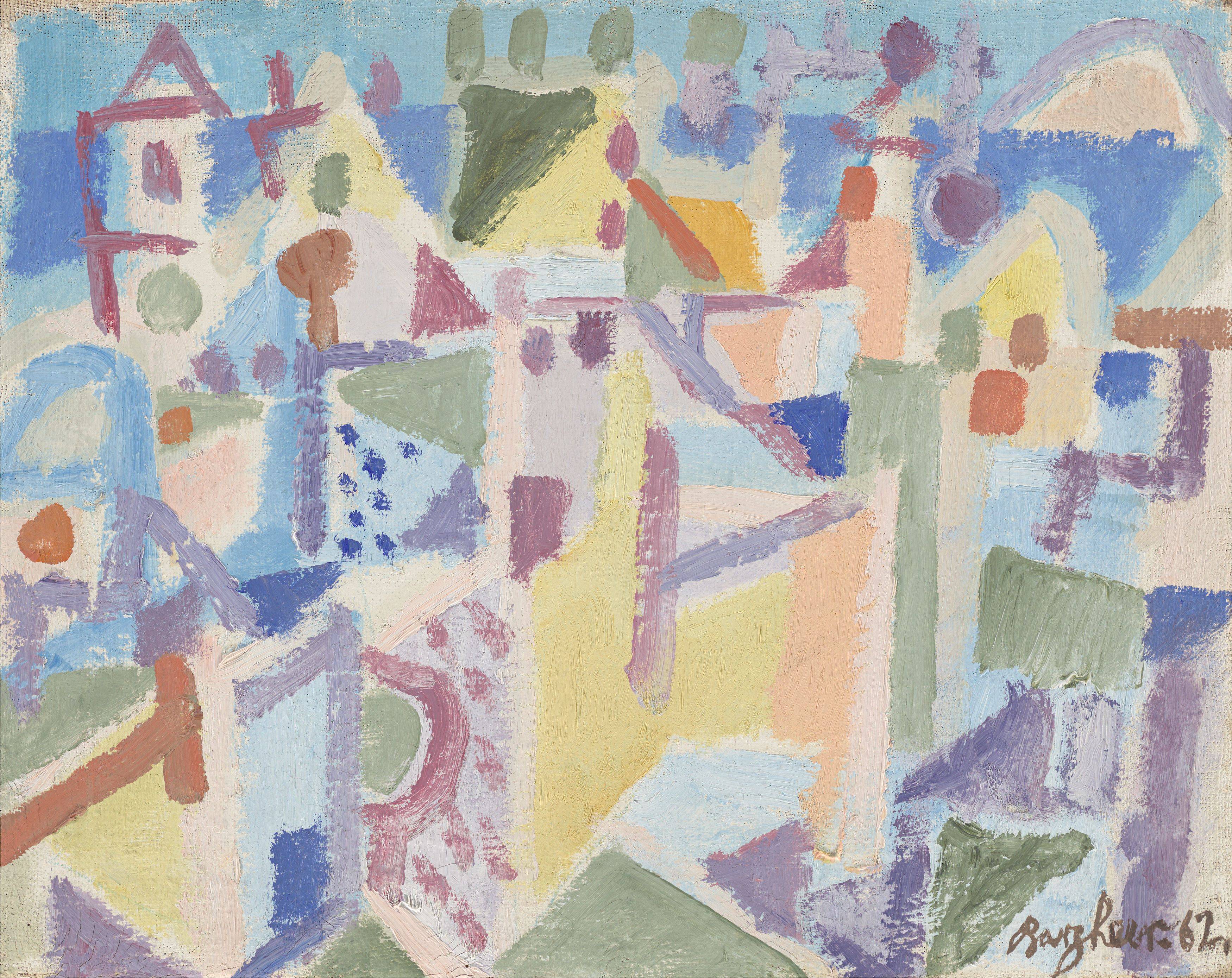 Auf diesem Bild ist das folgende Kunstwerk zu sehen: Eduard Bargheer. „Forio II“. 1962.