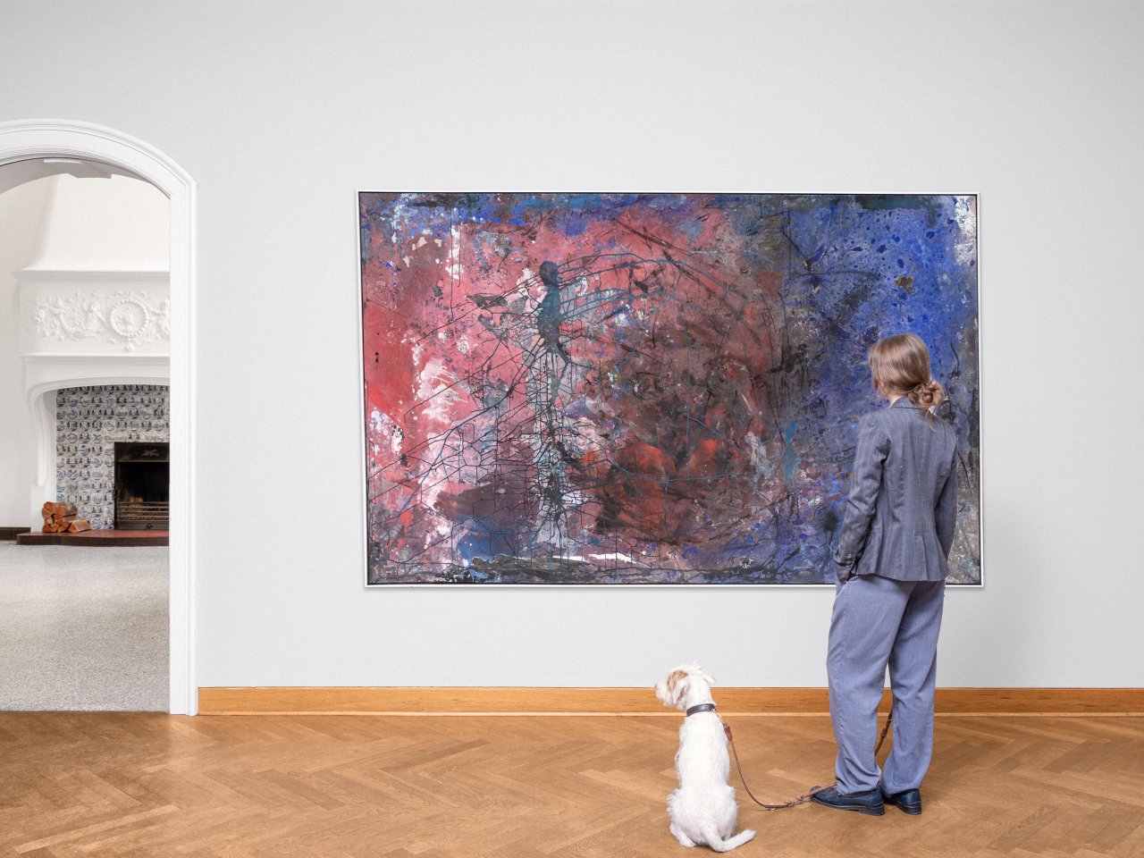 This picture shows the following artwork: Fred Thieler. ”K.II/67”. 1967.