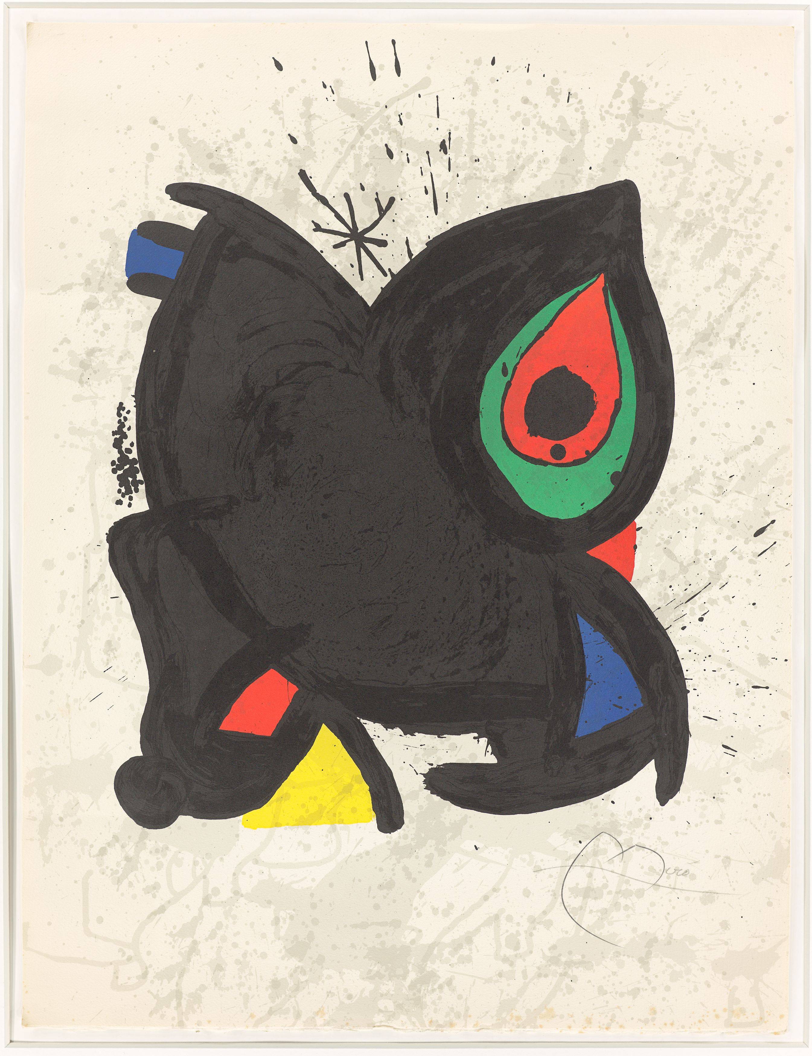 Auf diesem Bild ist das folgende Kunstwerk zu sehen: Joan Miró. „Grand Palais“. 1974.