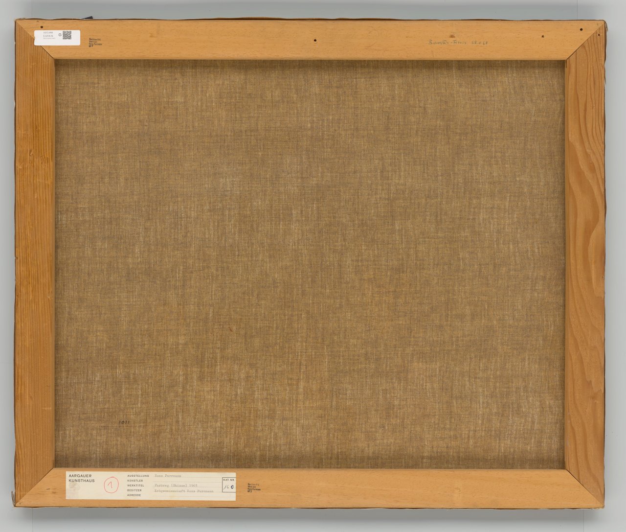 This picture shows the following artwork: Hans Purrmann. ”Parkweg der Villa Le Lagore (Skizze)”. 1965.