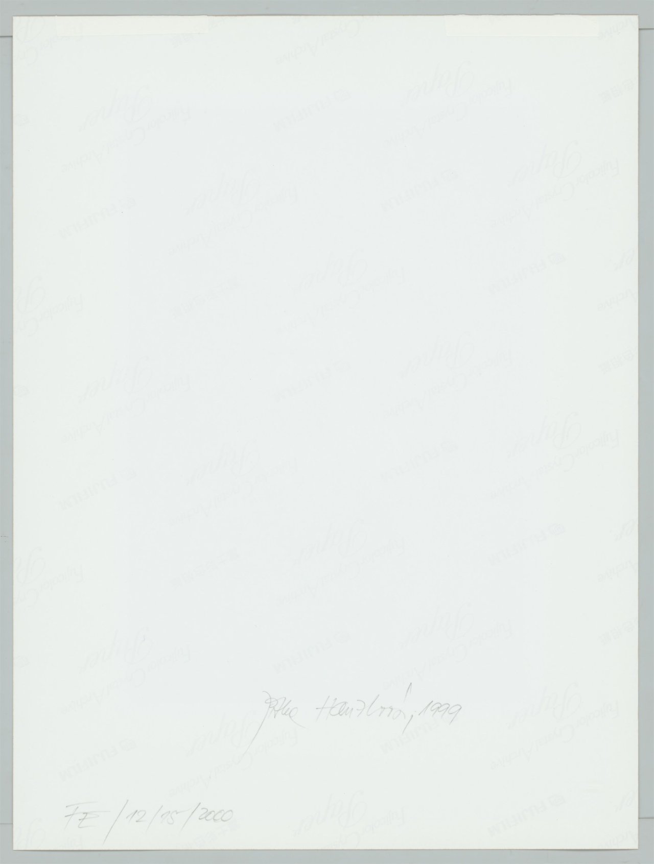 This picture shows the following artwork: Jitka Hanzlová. The Nymph, SoHo. From the series ”Female”, 1997–2000.
