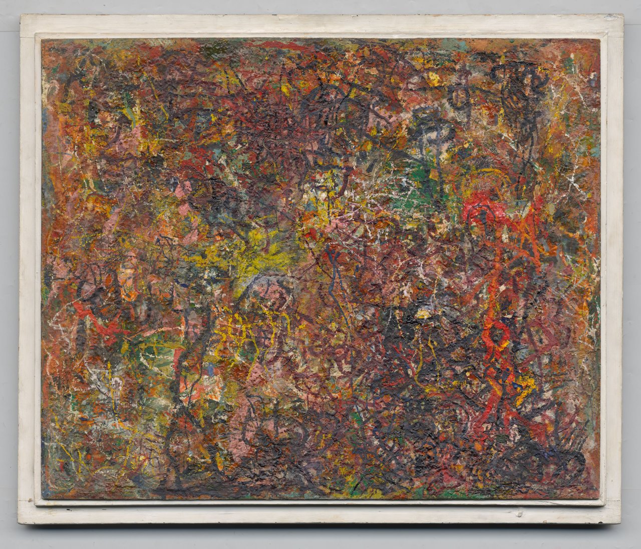 This picture shows the following artwork: Bernard Schultze. ”Altweibersommer”. 1952.