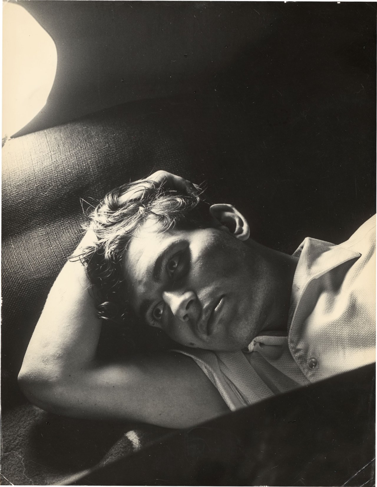 Auf diesem Bild ist das folgende Kunstwerk zu sehen: Herbert Tobias. Porträt Wolfgang Lehmann, Berlin. 1958.