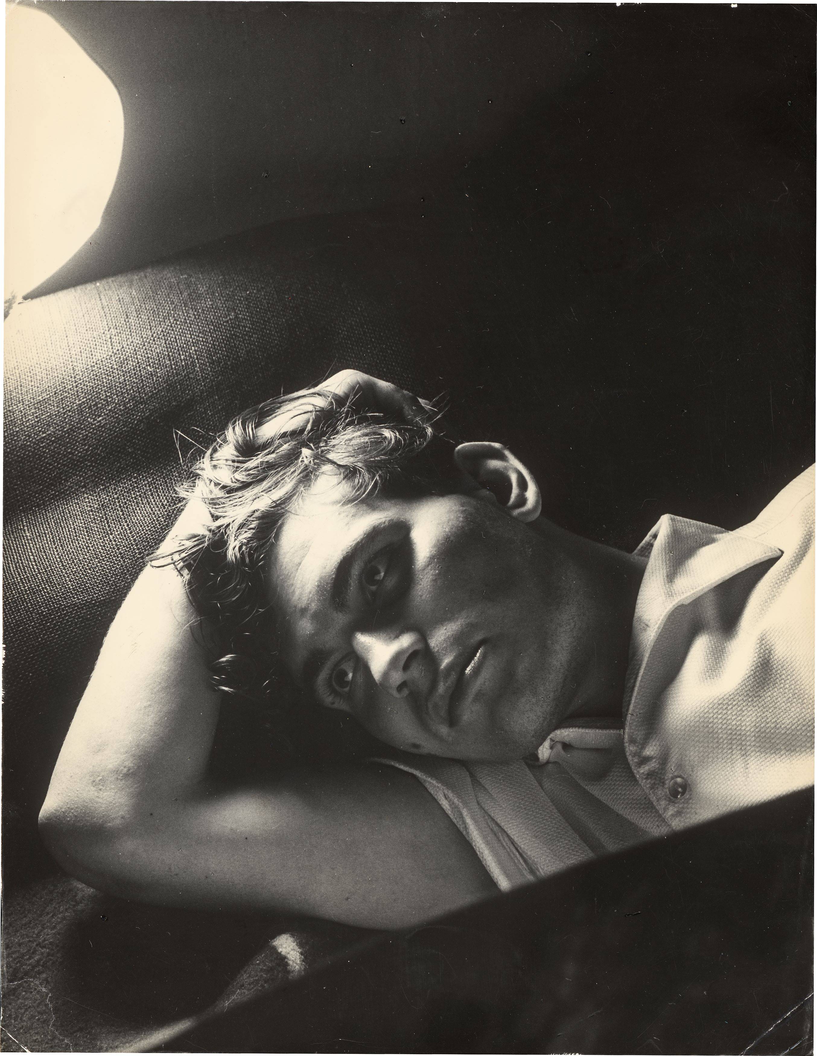 Auf diesem Bild ist das folgende Kunstwerk zu sehen: Herbert Tobias. Porträt Wolfgang Lehmann, Berlin. 1958.