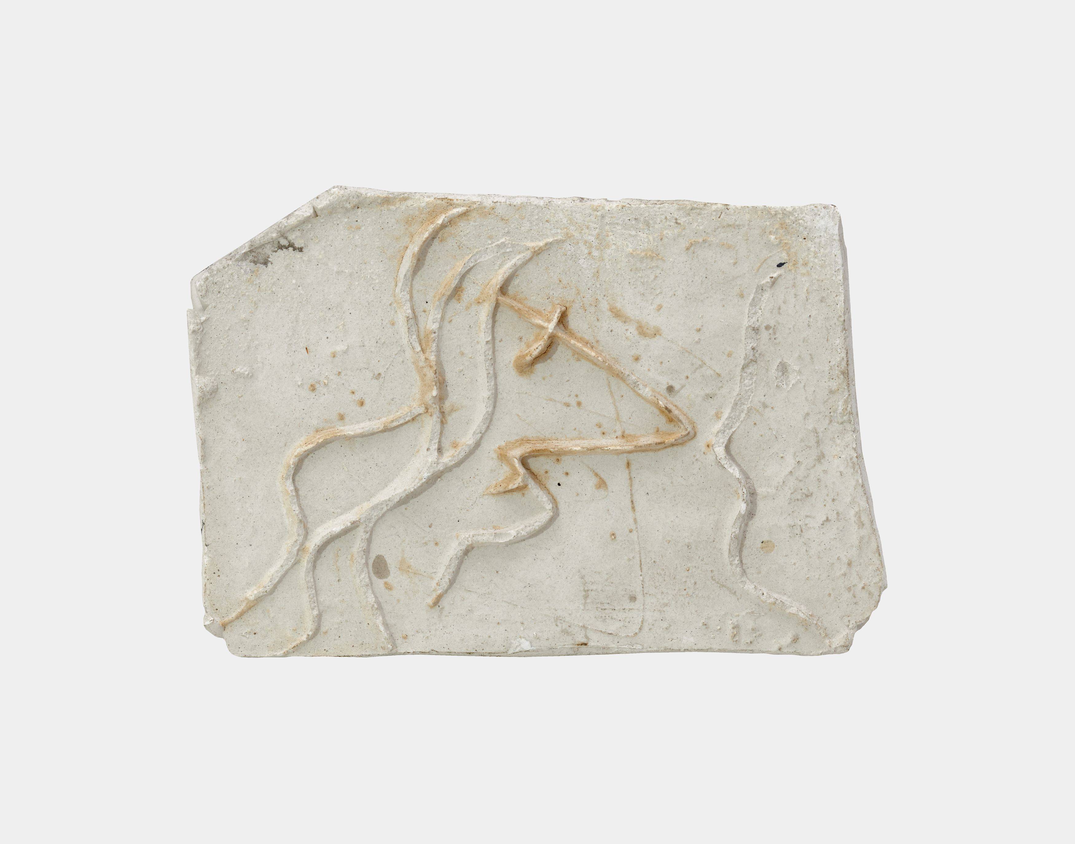 Auf diesem Bild ist das folgende Kunstwerk zu sehen: Hermann Glöckner. Zwei Profile. 1956.