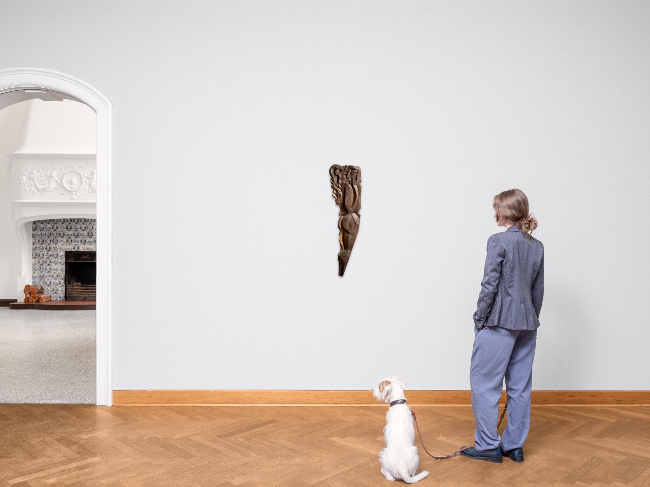 Auf diesem Bild ist das folgende Kunstwerk zu sehen: Conrad Felixmüller. „Liebespaar“ (Conrad und Londa Felixmüller). 1923.