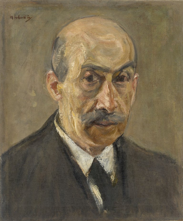 This picture shows the following artwork: Max Liebermann. ”Selbstbildnis”. 1919/22.