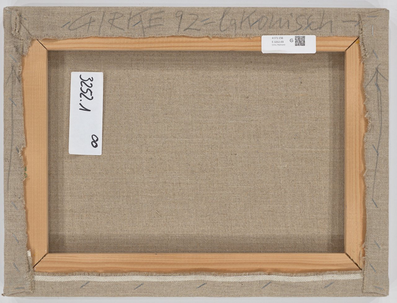 This picture shows the following artwork: Raimund Girke. ”lakonisch”. 1992.