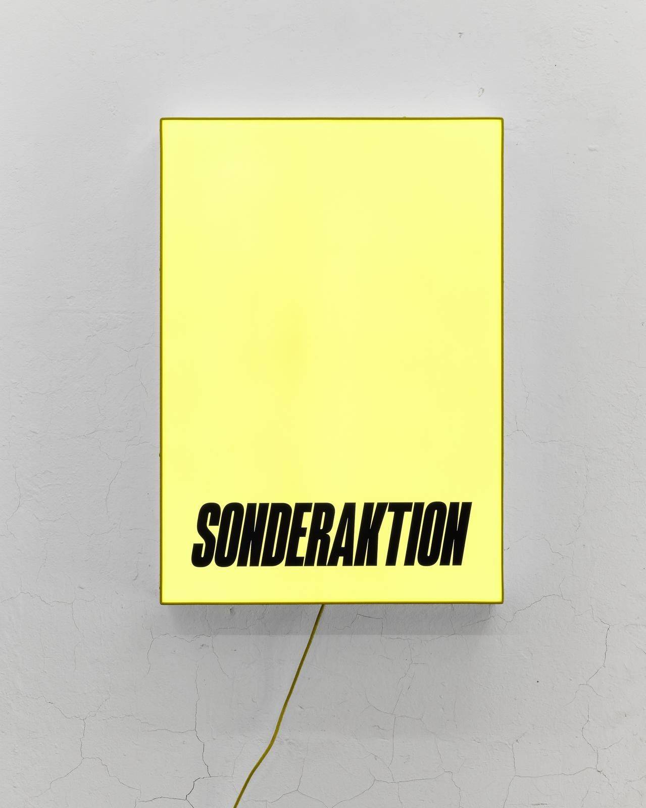 Auf diesem Bild ist das folgende Kunstwerk zu sehen: Joachim Bosse. „Sonderaktion“. 2021.
