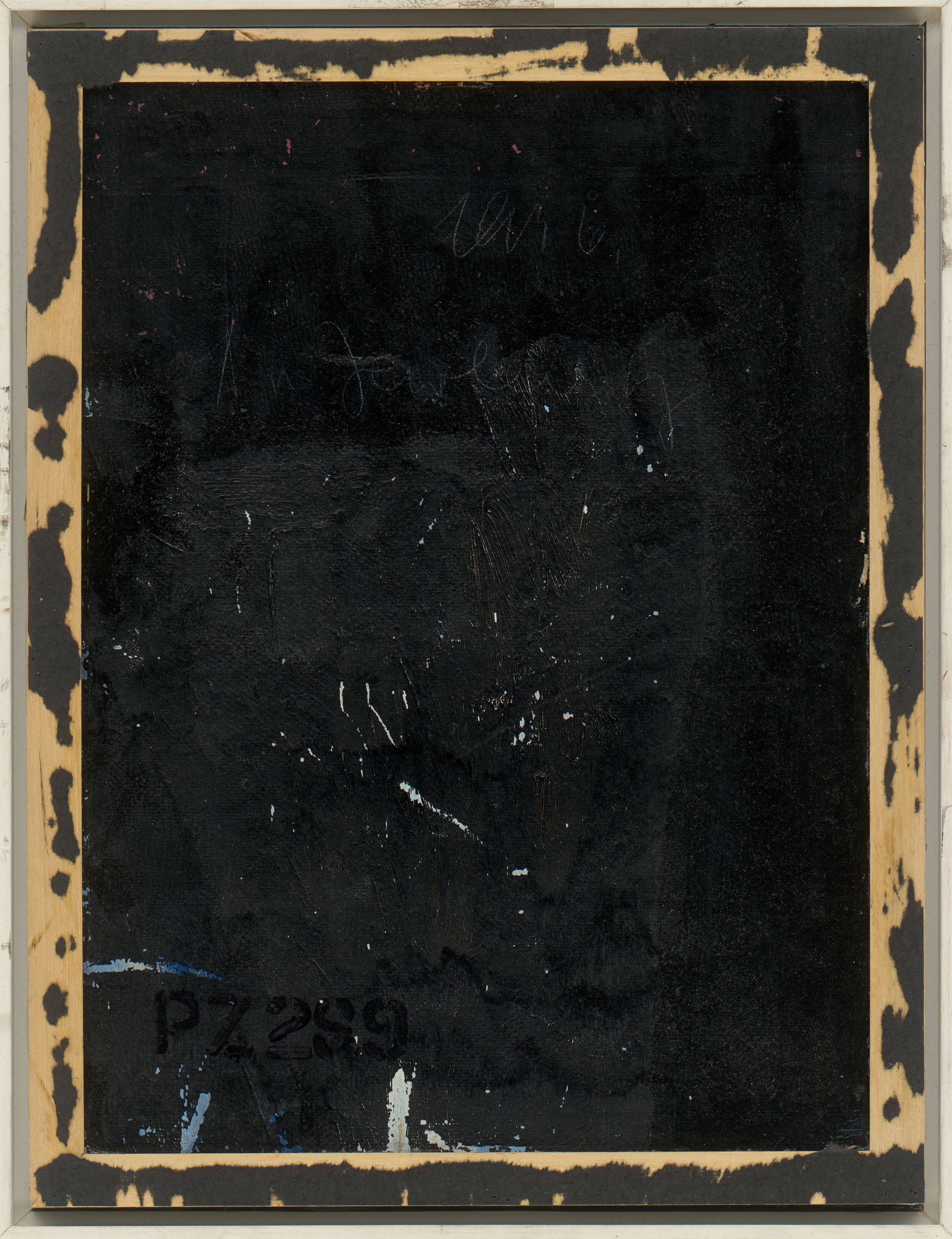 Auf diesem Bild ist das folgende Kunstwerk zu sehen: Alexej von Jawlensky. „Blumen in blauer Vase (Rosenstrauss)“. 1936.