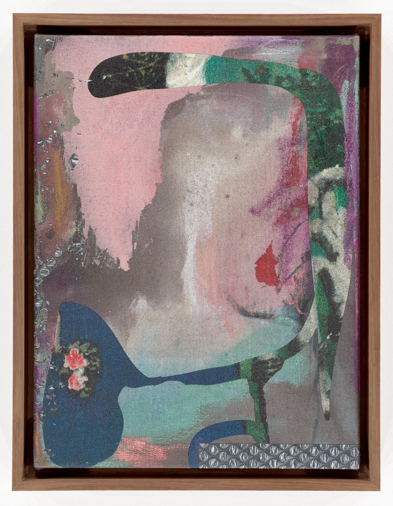 Auf diesem Bild ist das folgende Kunstwerk zu sehen: Stefan Strumbel. „Die Stelle an der etwas blieb“. 2025.