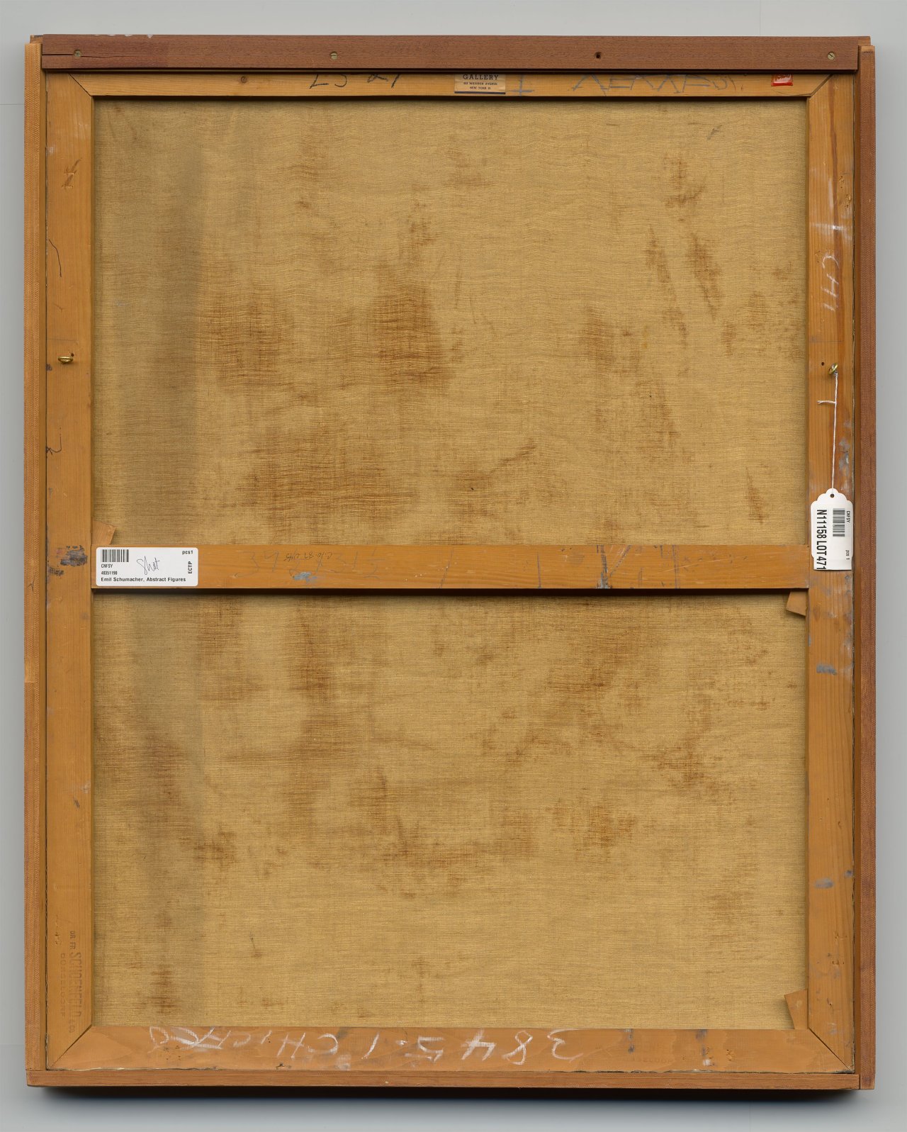 This picture shows the following artwork: Emil Schumacher. ”Xerxes”. 1960.