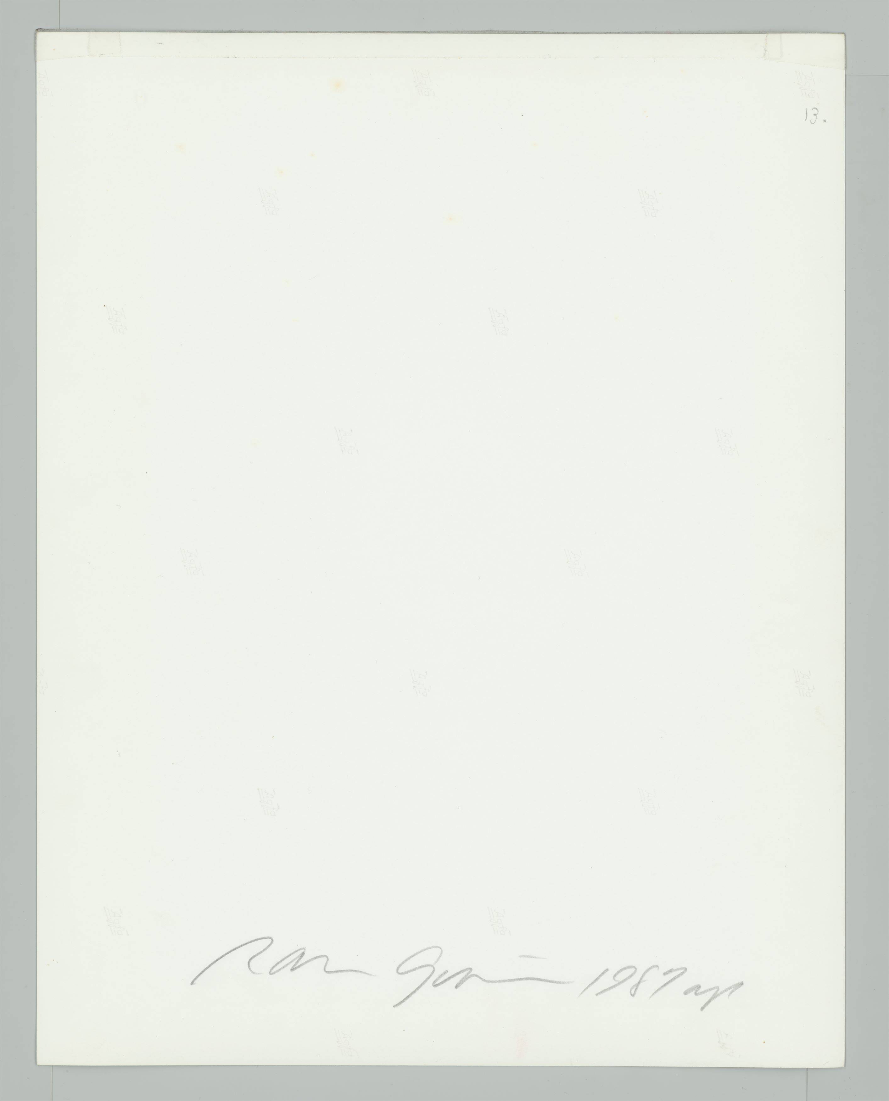 This picture shows the following artwork: Ralph Gibson. Bergamo, from the series ”In Situ”. 1985.