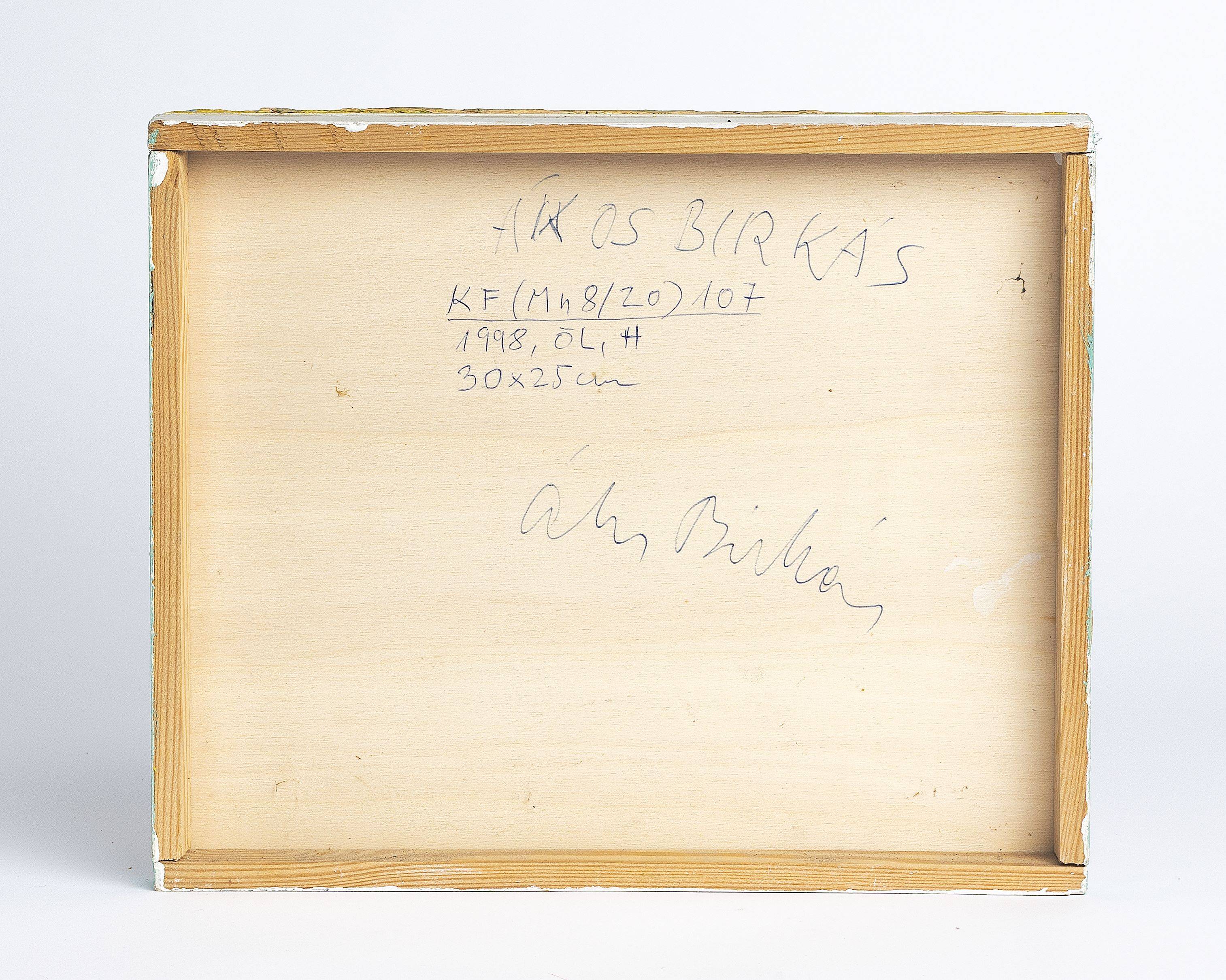 This picture shows the following artwork: Ákos Birkás. ”KF (Mn8/20) 107”. 1998.