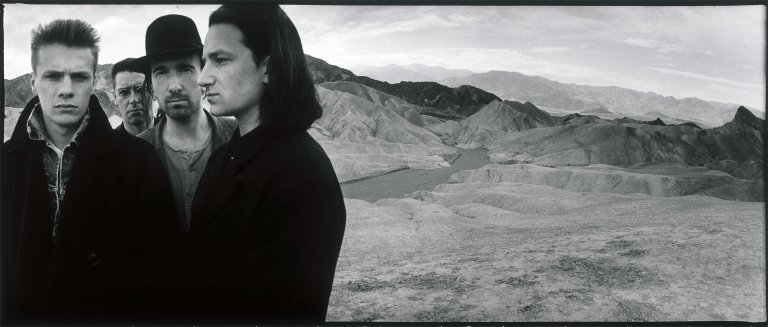 This picture shows the following artwork: Anton Corbijn. U2, Death Valley (Cover 'Joshua Tree' Album). 1986.