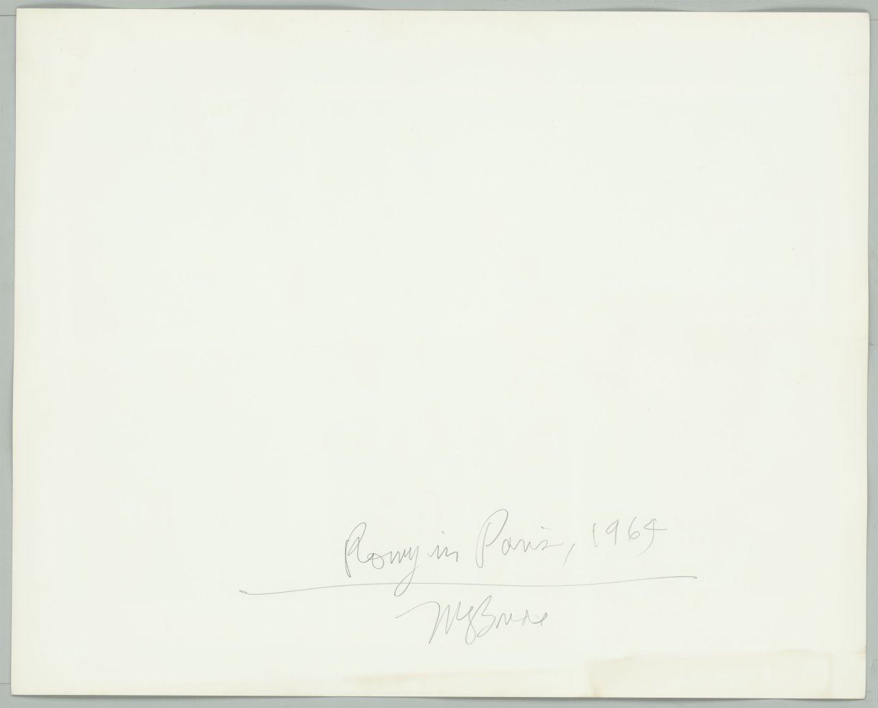 This picture shows the following artwork: Will McBride. ”Romy in Paris”. 1964.