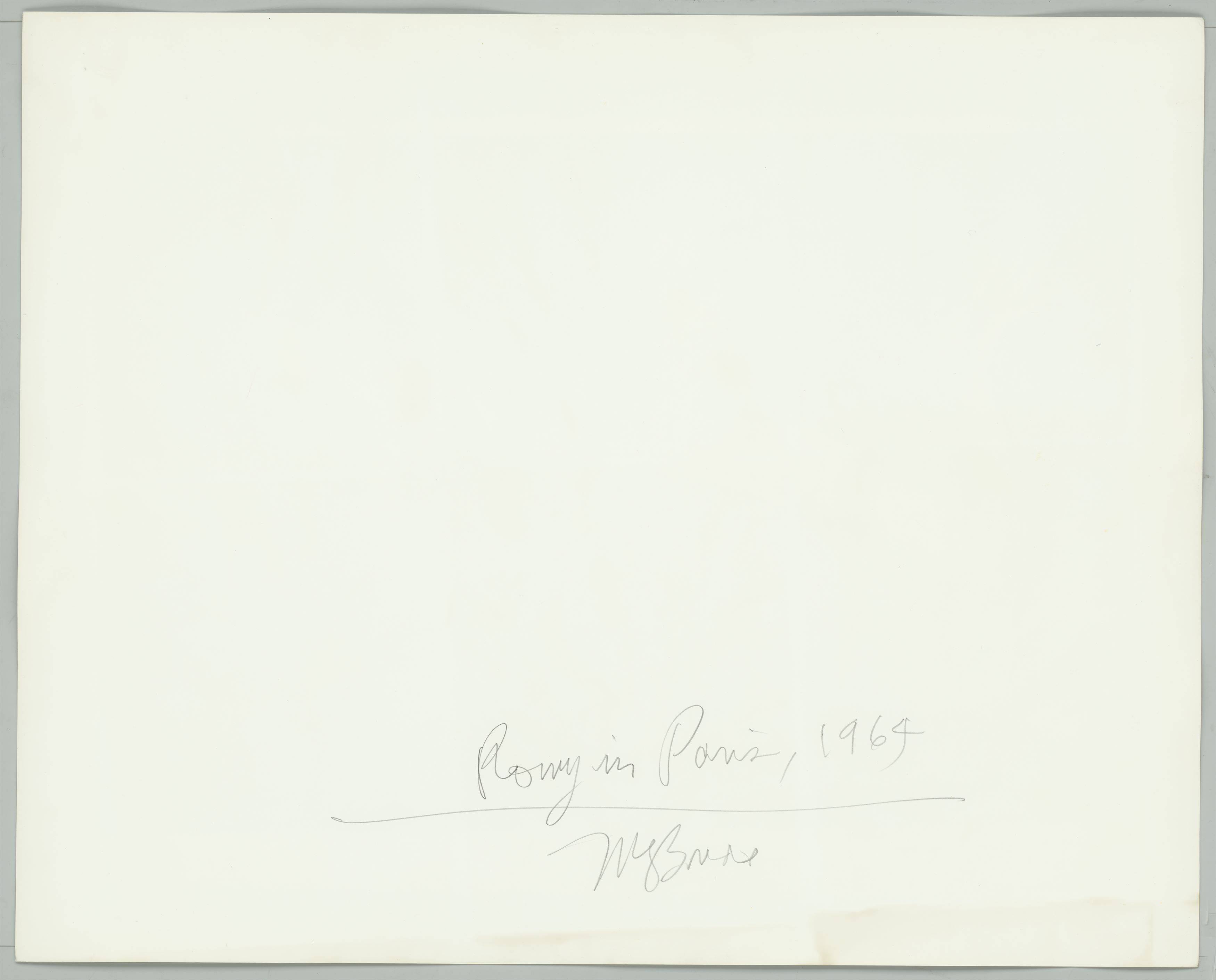 This picture shows the following artwork: Will McBride. ”Romy in Paris”. 1964.