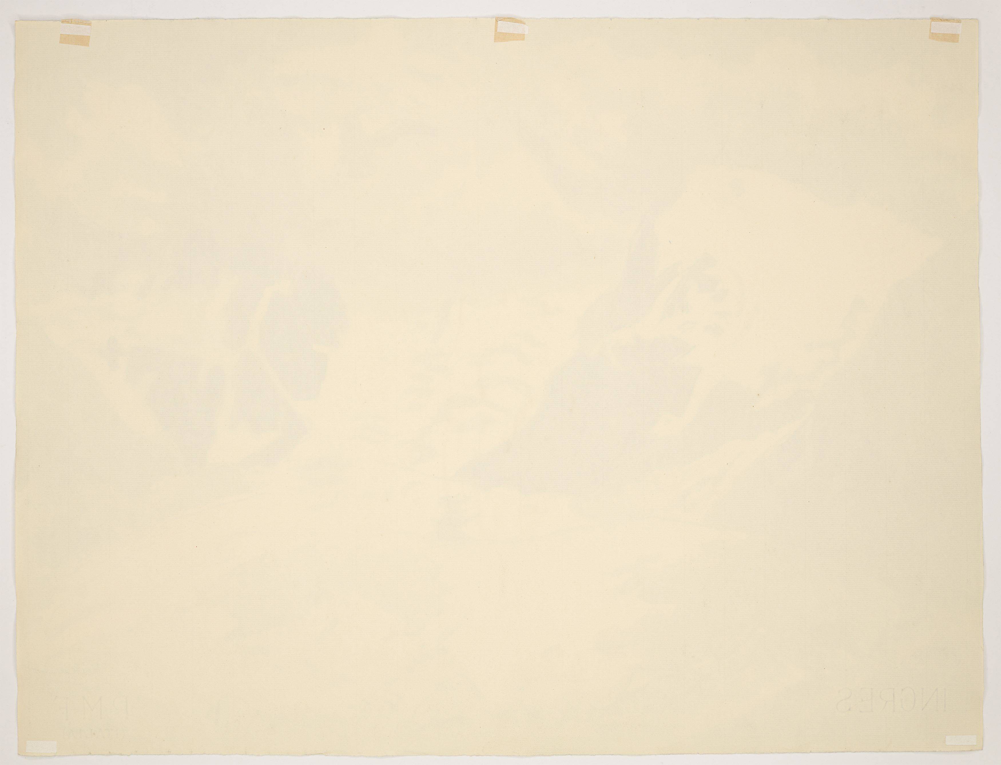 This picture shows the following artwork: Erich Heckel. ”Gletscher i. Nebel”. 1956.