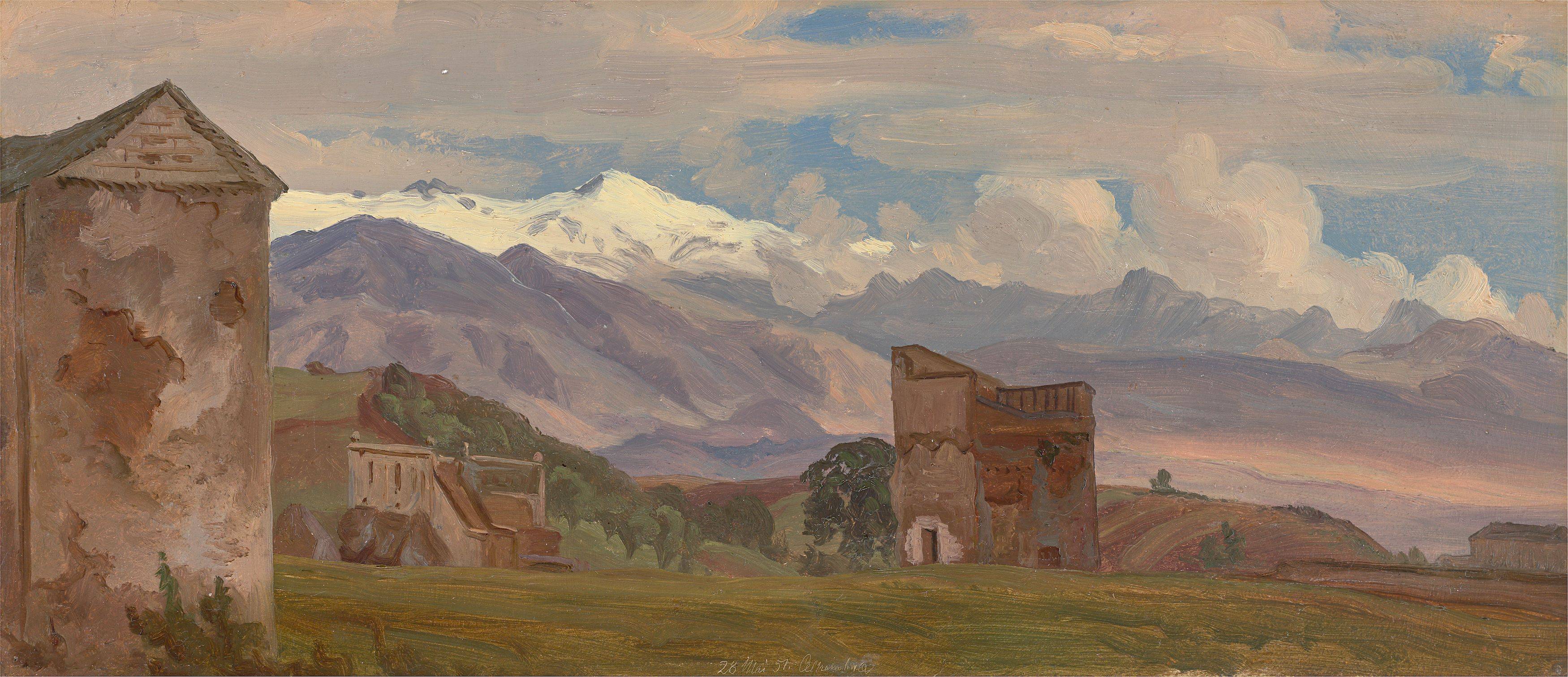 Auf diesem Bild ist das folgende Kunstwerk zu sehen: Gustav Friedrich Papperitz. „Alhambra“. 1857.