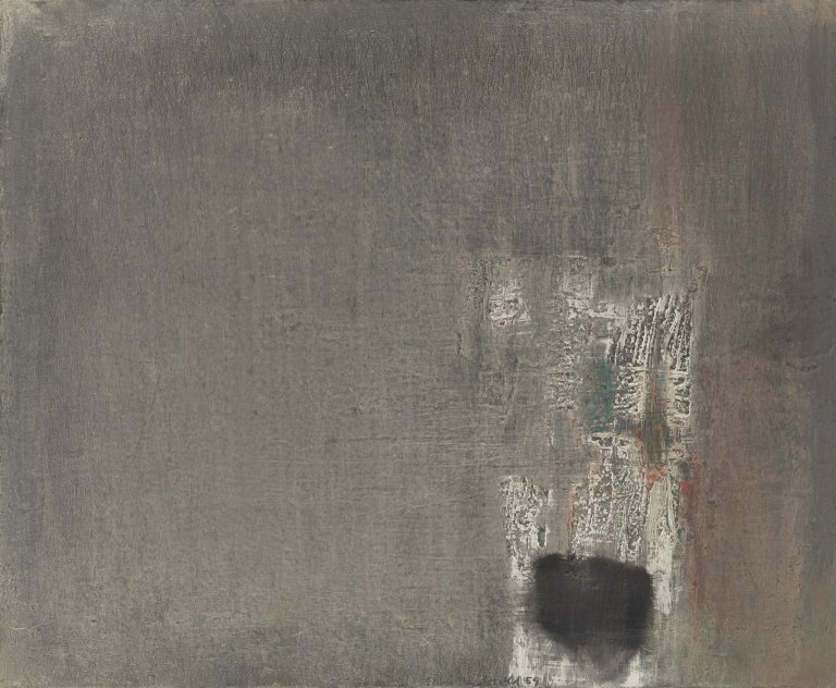 Auf diesem Bild ist das folgende Kunstwerk zu sehen: „Zurückgelassen“. 1959.