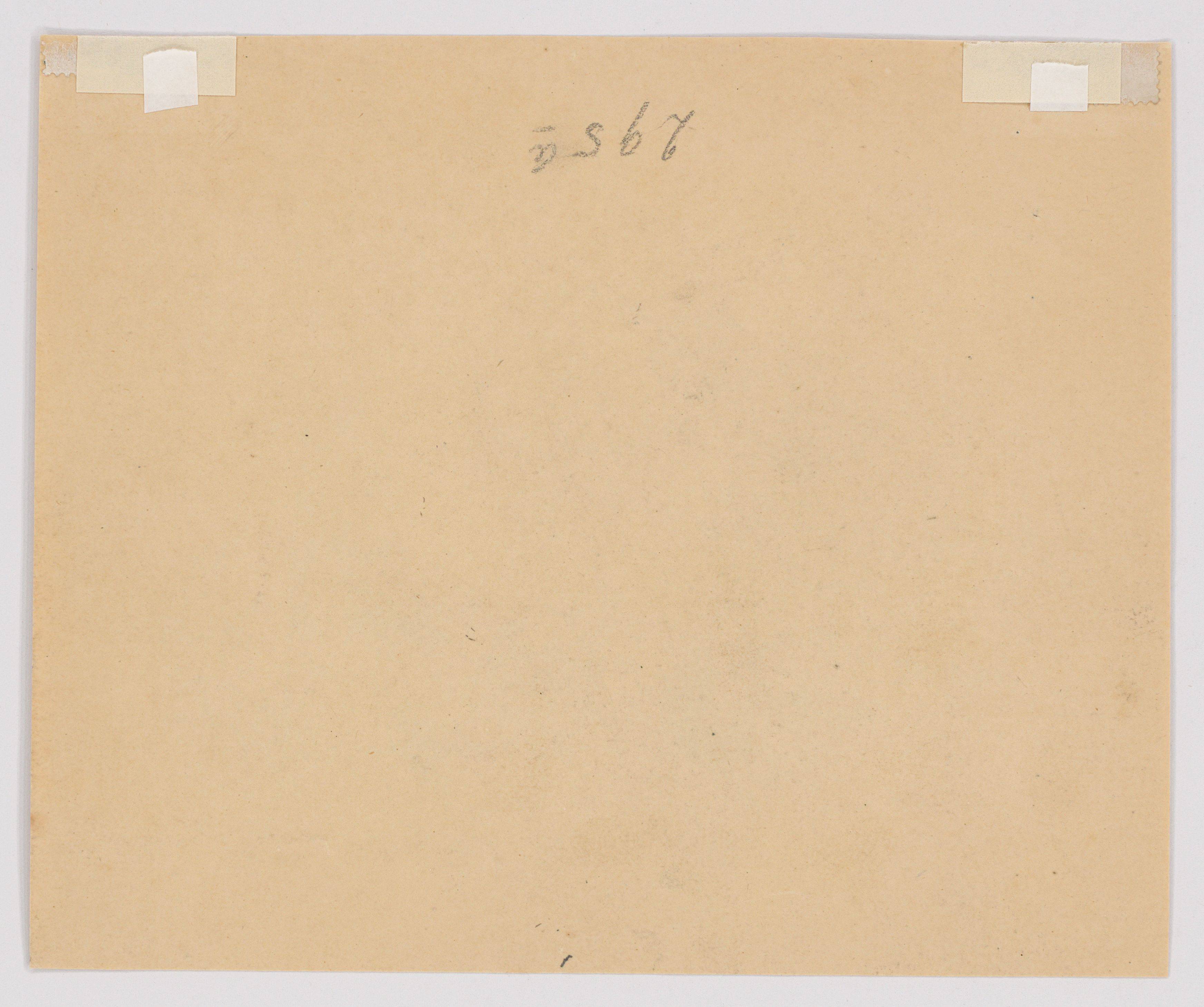 This picture shows the following artwork:  German, 1862/1826. Two study drawings: Landscape study / Plant study. 1862 / 1826.