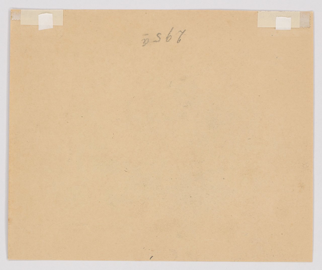 This picture shows the following artwork:  German, 1862/1826. Two study drawings: Landscape study / Plant study. 1862 / 1826.