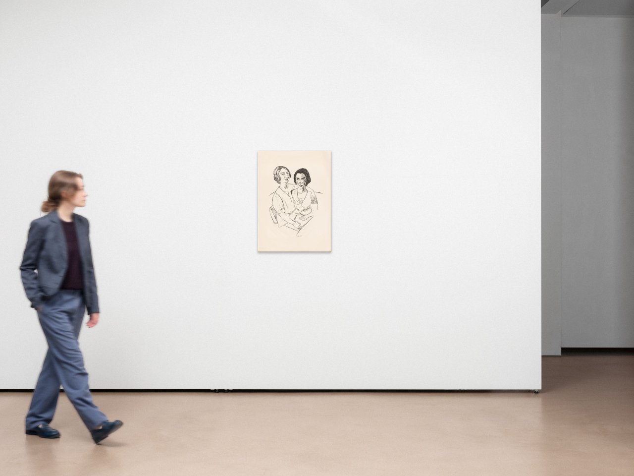 Auf diesem Bild ist das folgende Kunstwerk zu sehen: Max Beckmann. „Zwei Frauen“. 1922.