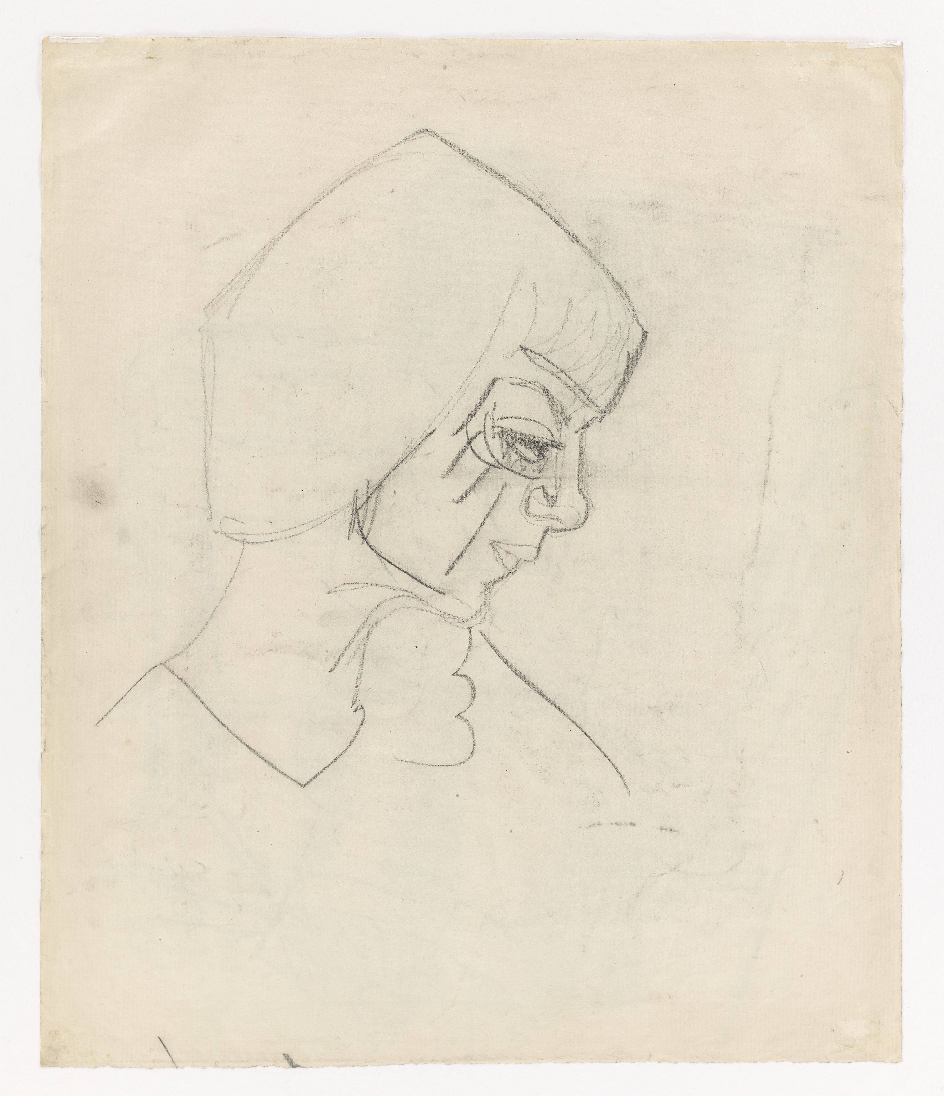 Auf diesem Bild ist das folgende Kunstwerk zu sehen: Erich Heckel. „Sinnende“. 1913.