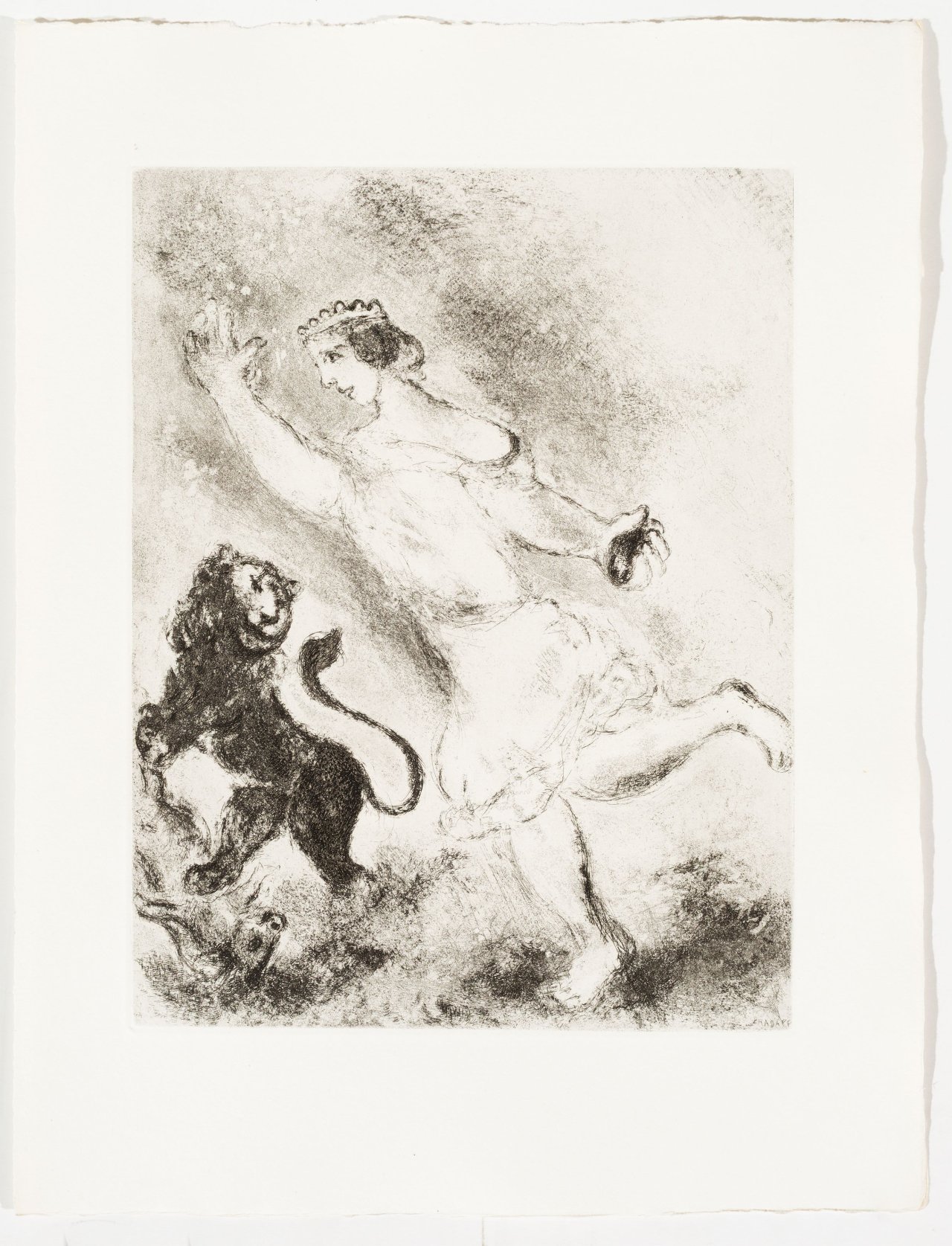 Auf diesem Bild ist das folgende Kunstwerk zu sehen: Marc Chagall. „Bible“. 1956.
