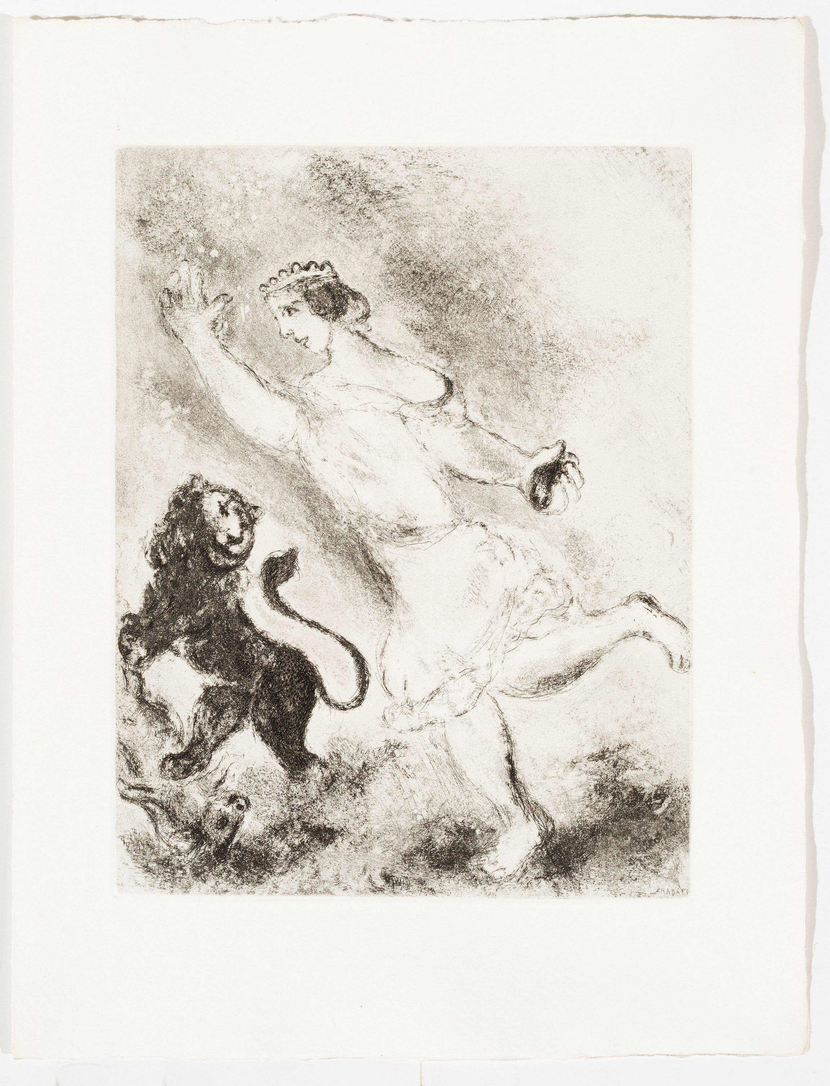 Auf diesem Bild ist das folgende Kunstwerk zu sehen: Marc Chagall. „Bible“. 1956.