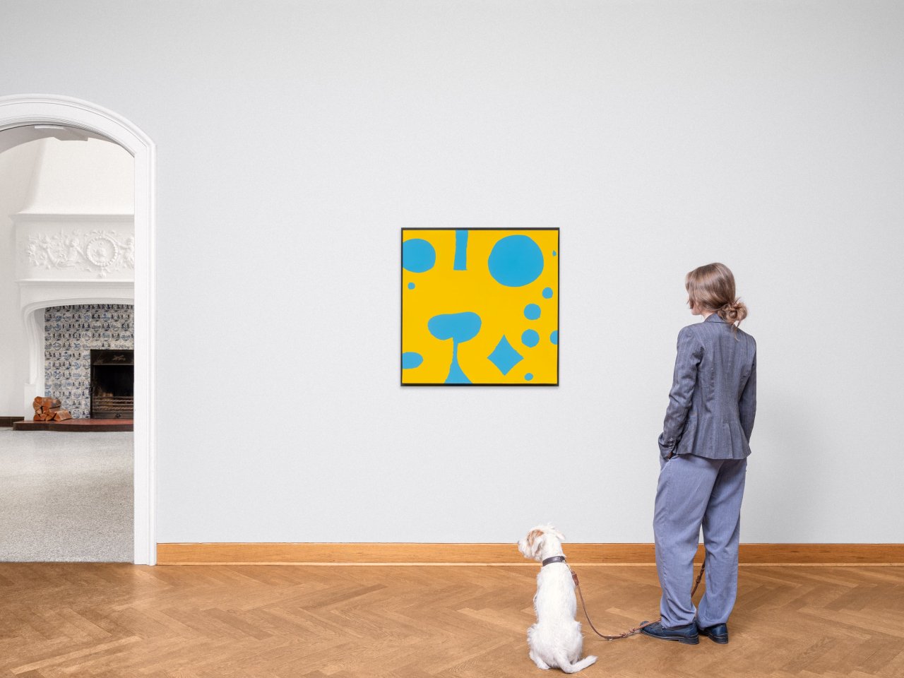 This picture shows the following artwork: Poul Gernes. Untitled. Circa 1975.