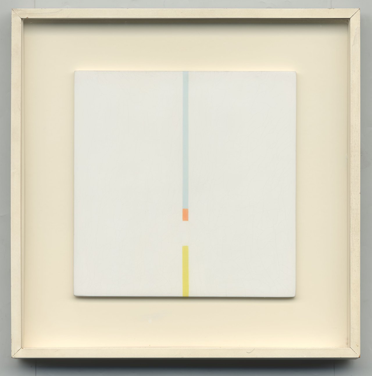 Auf diesem Bild ist das folgende Kunstwerk zu sehen: Antonio Calderara. „Tensione verticale interrotta“. 1967/68.