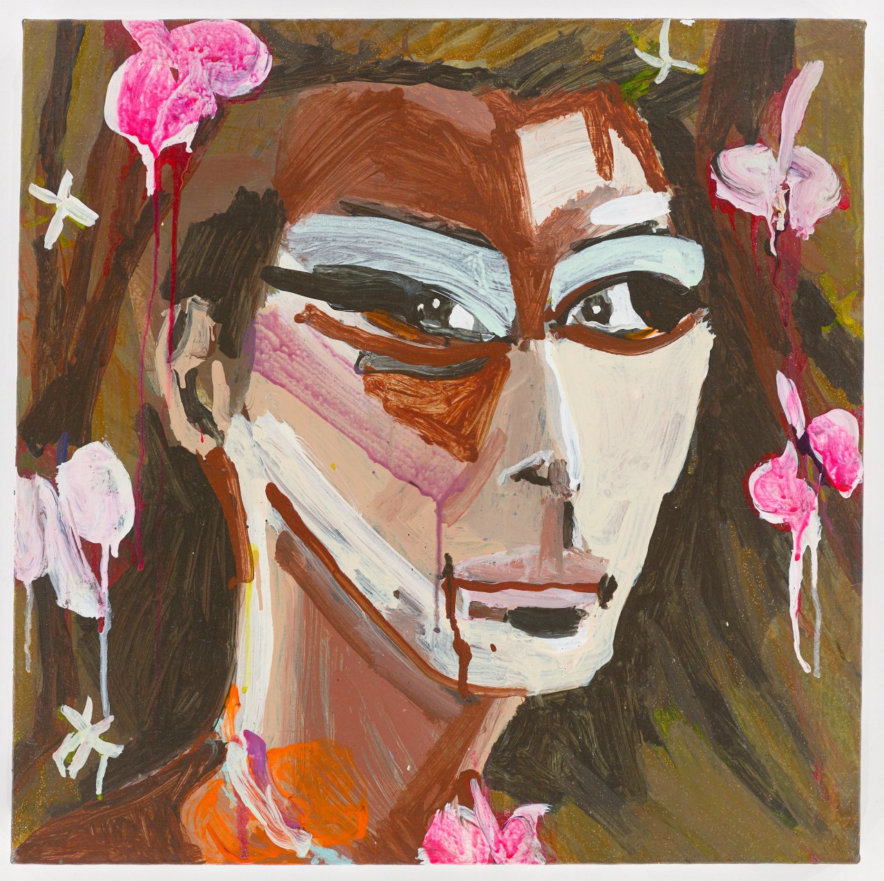 Auf diesem Bild ist das folgende Kunstwerk zu sehen: Katherine Bernhardt. „Sex in dark places“. 2004.