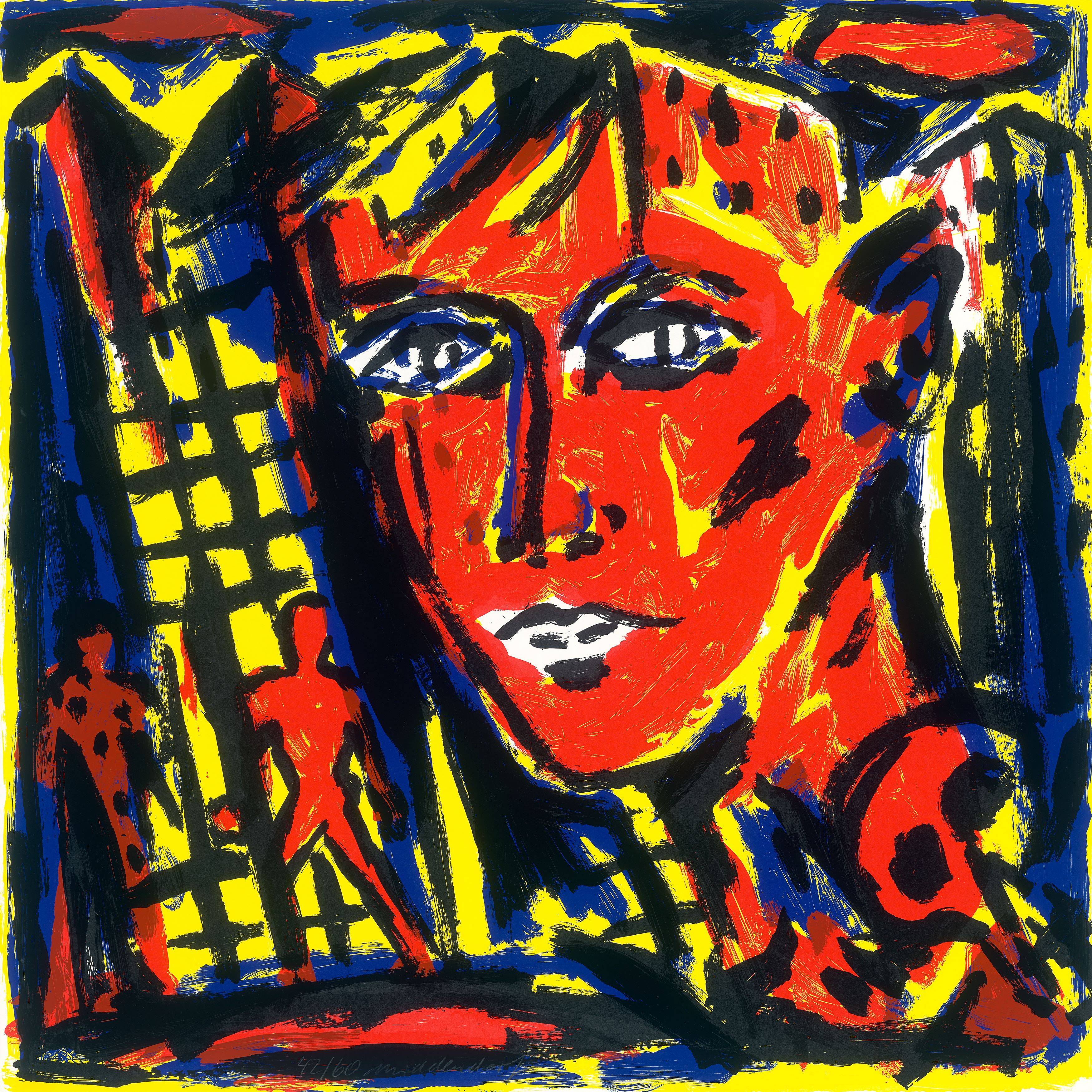 This picture shows the following artwork:  Portfolio. ”8 Für Berlin”. 1986.