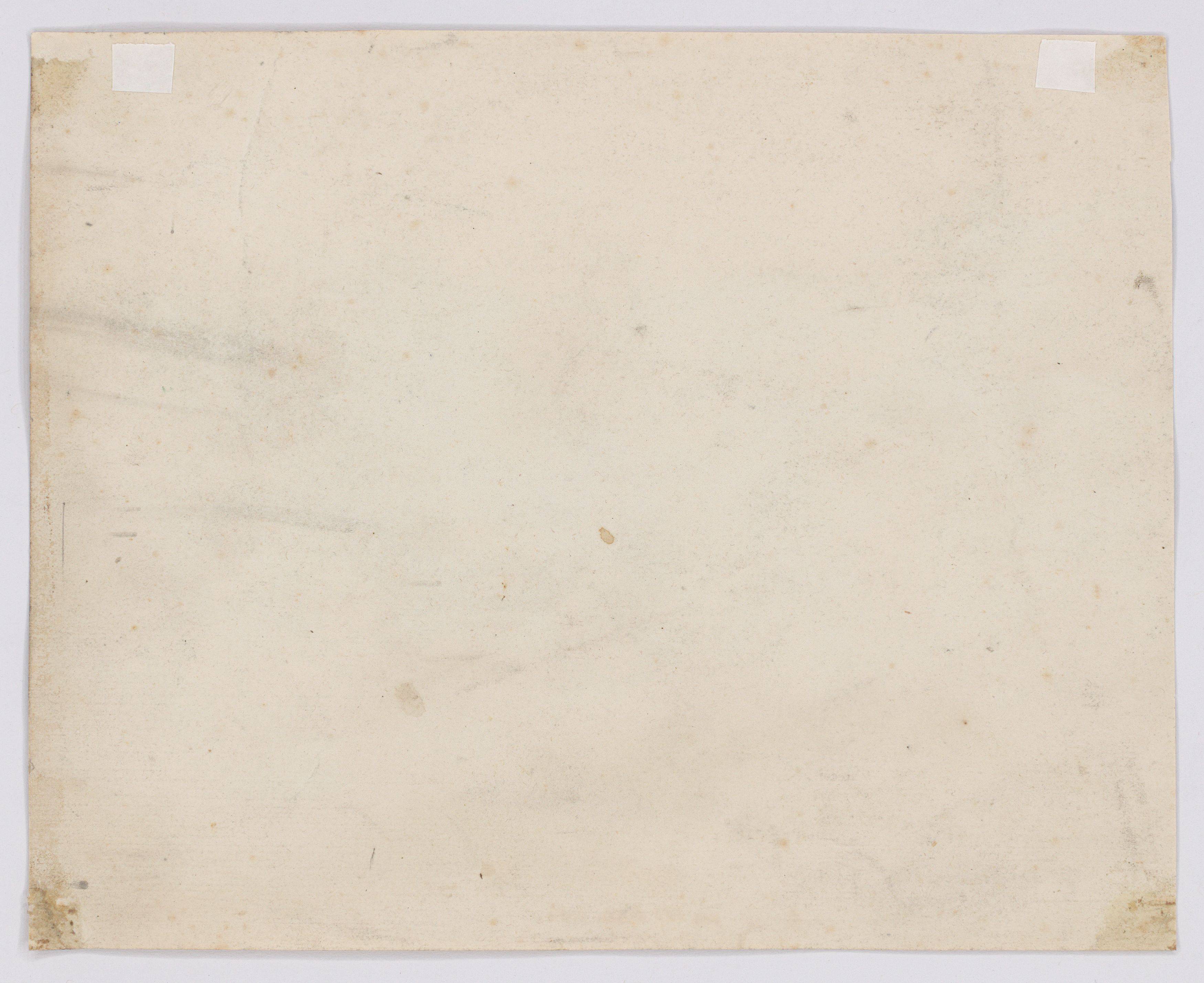 This picture shows the following artwork:  German, 1862/1826. Two study drawings: Landscape study / Plant study. 1862 / 1826.