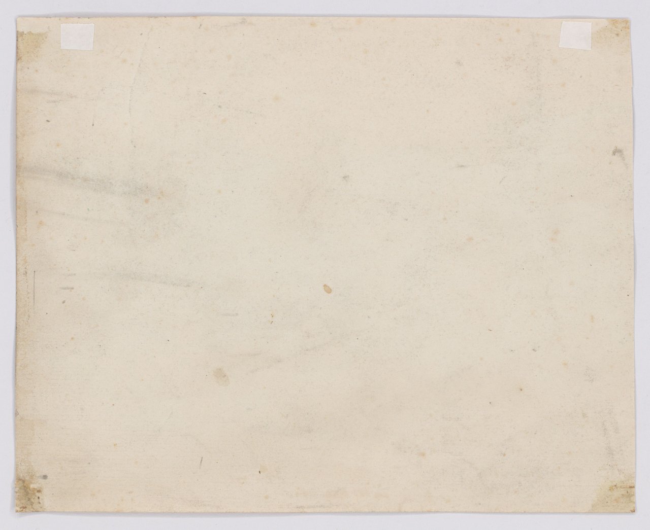 This picture shows the following artwork:  German, 1862/1826. Two study drawings: Landscape study / Plant study. 1862 / 1826.