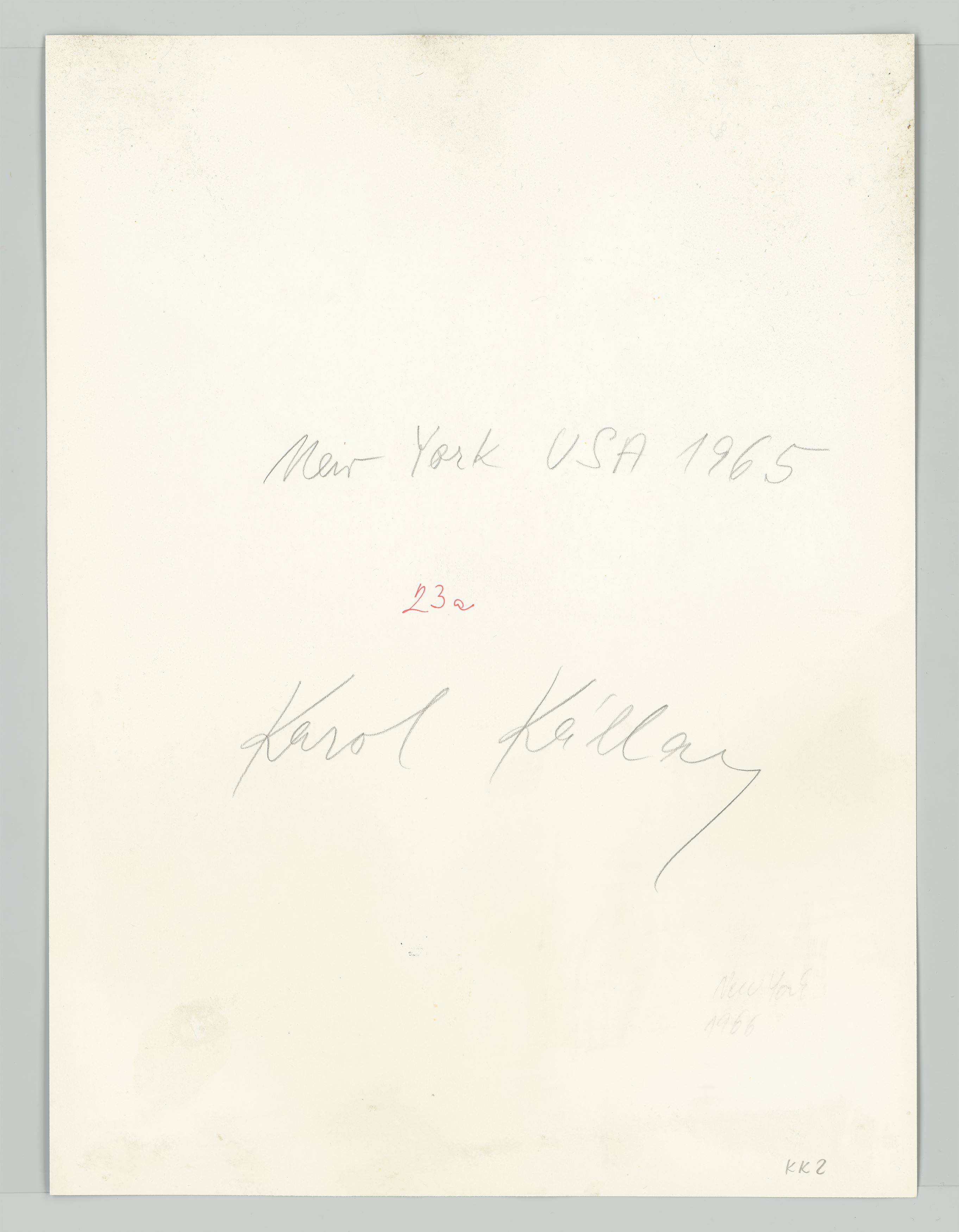 This picture shows the following artwork: Karol Kállay. ”New York, USA”. 1965.