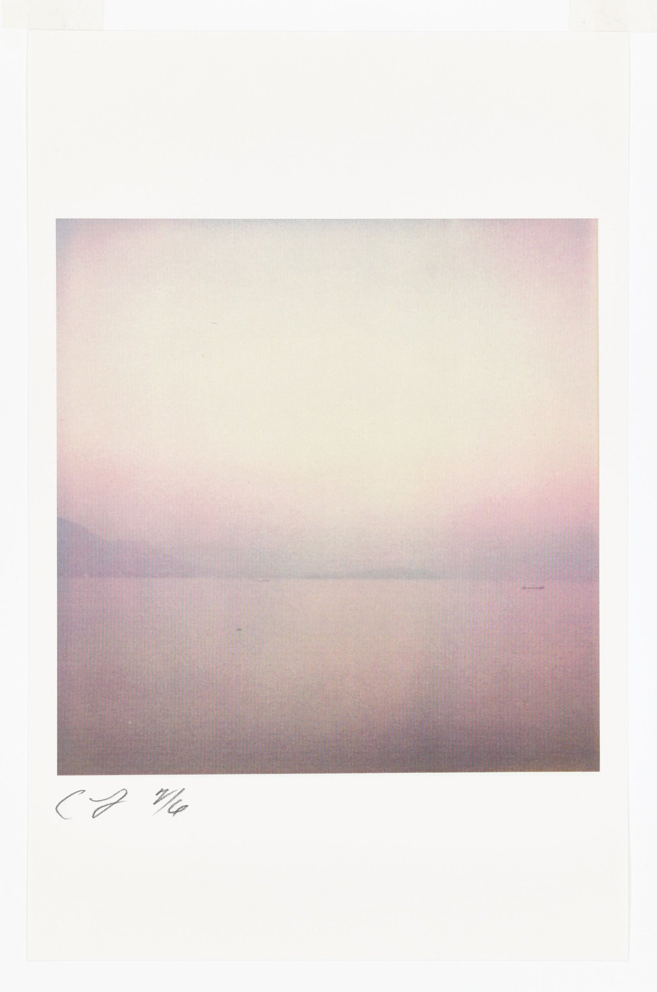 This picture shows the following artwork: Cy Twombly. Bay of Gaeta. 2005.