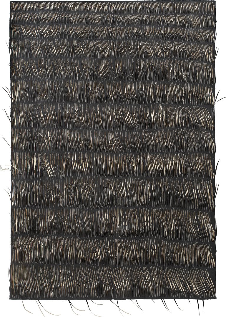 This picture shows the following artwork: Georgia Russell. Dessin Noir I. 2011.