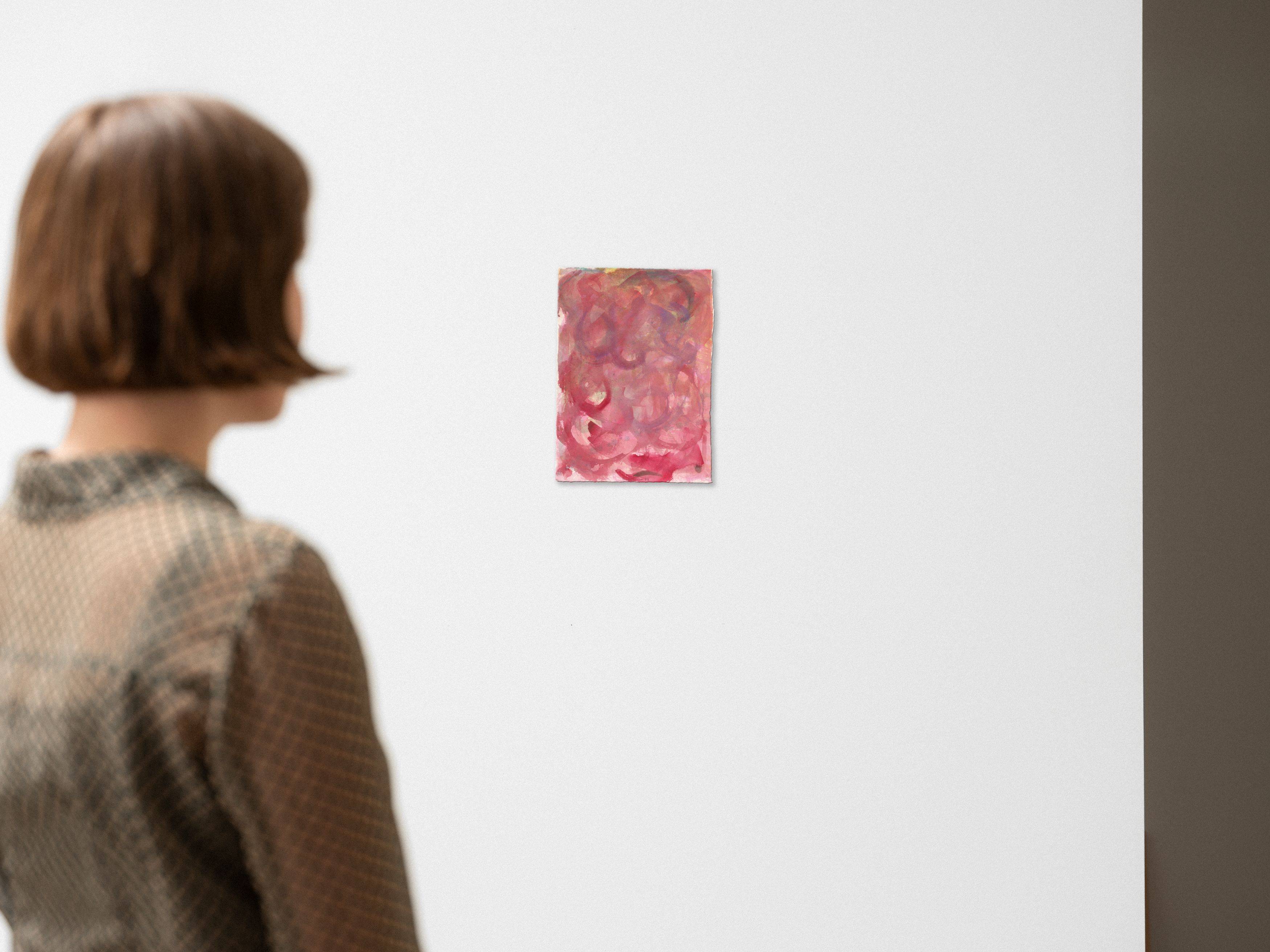 This picture shows the following artwork: Gotthard Graubner. Untitled. 1980.